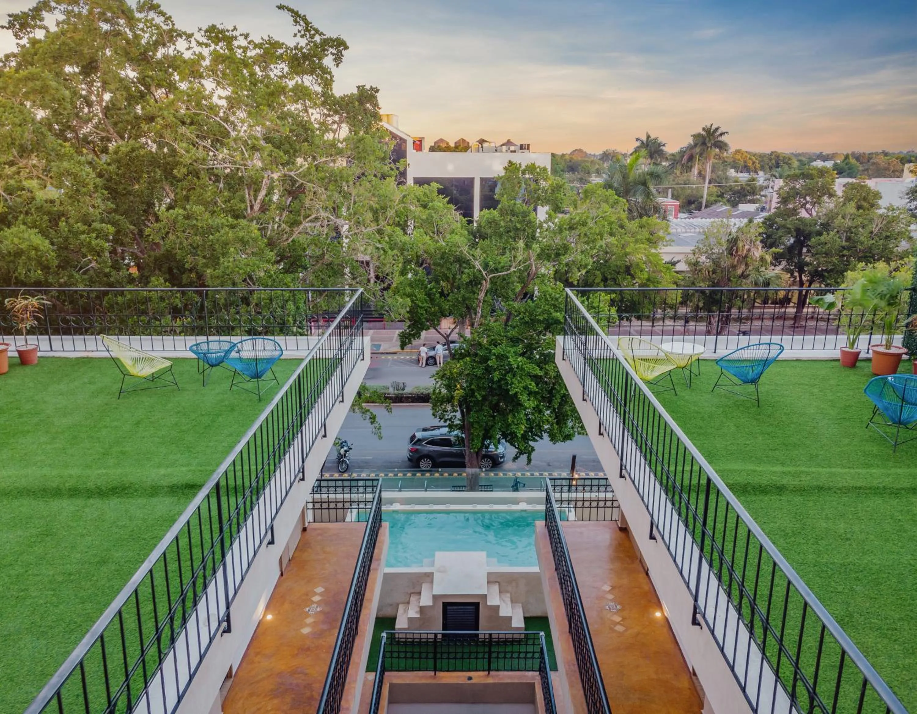 Balcony/Terrace in Hotel Plaza by Kavia
