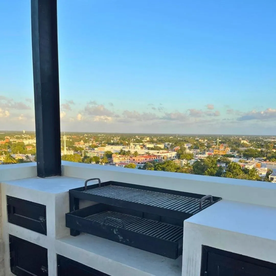 BBQ facilities in Brand New Condo with Rooftop Pool