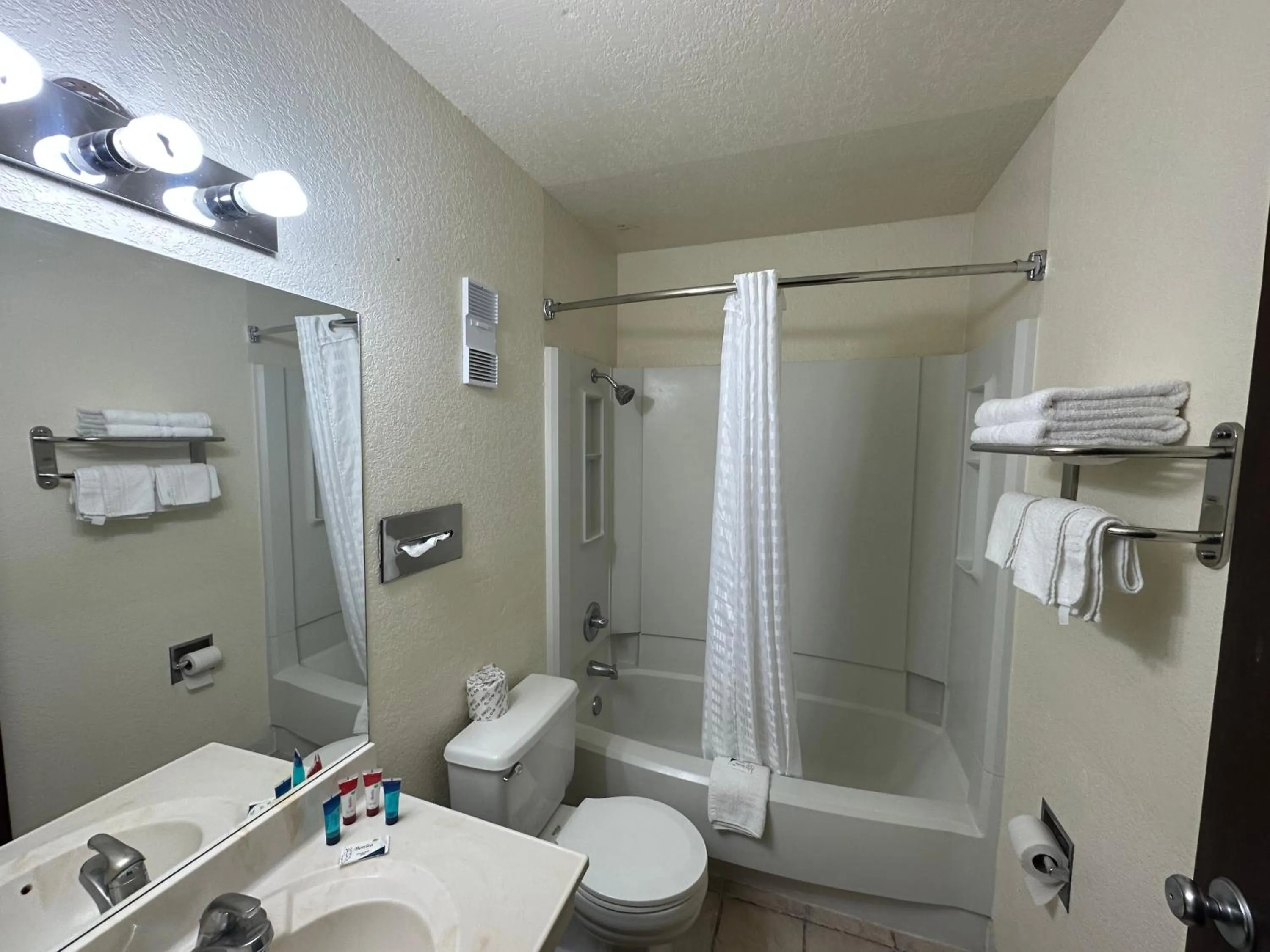 Shower in Simple Rewards Inn