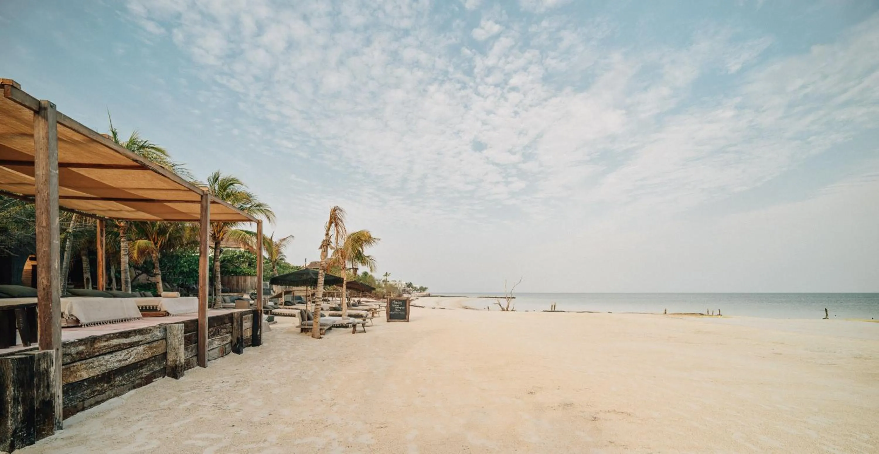 Beach in Nômade Temple Holbox