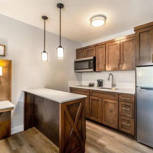 Kitchen or kitchenette in MainStay Suites Moreno Valley Near March Air Reserve Base