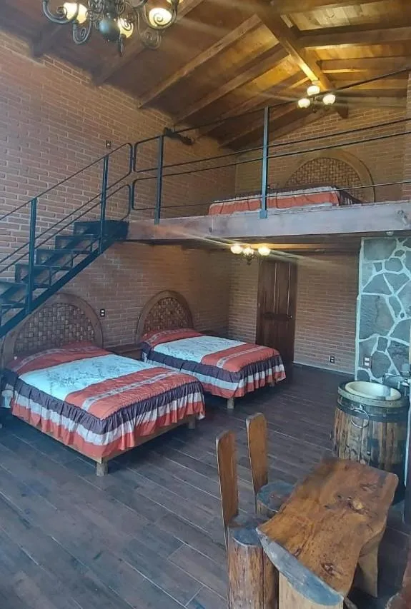 Bed in Cabañas Doña Anita