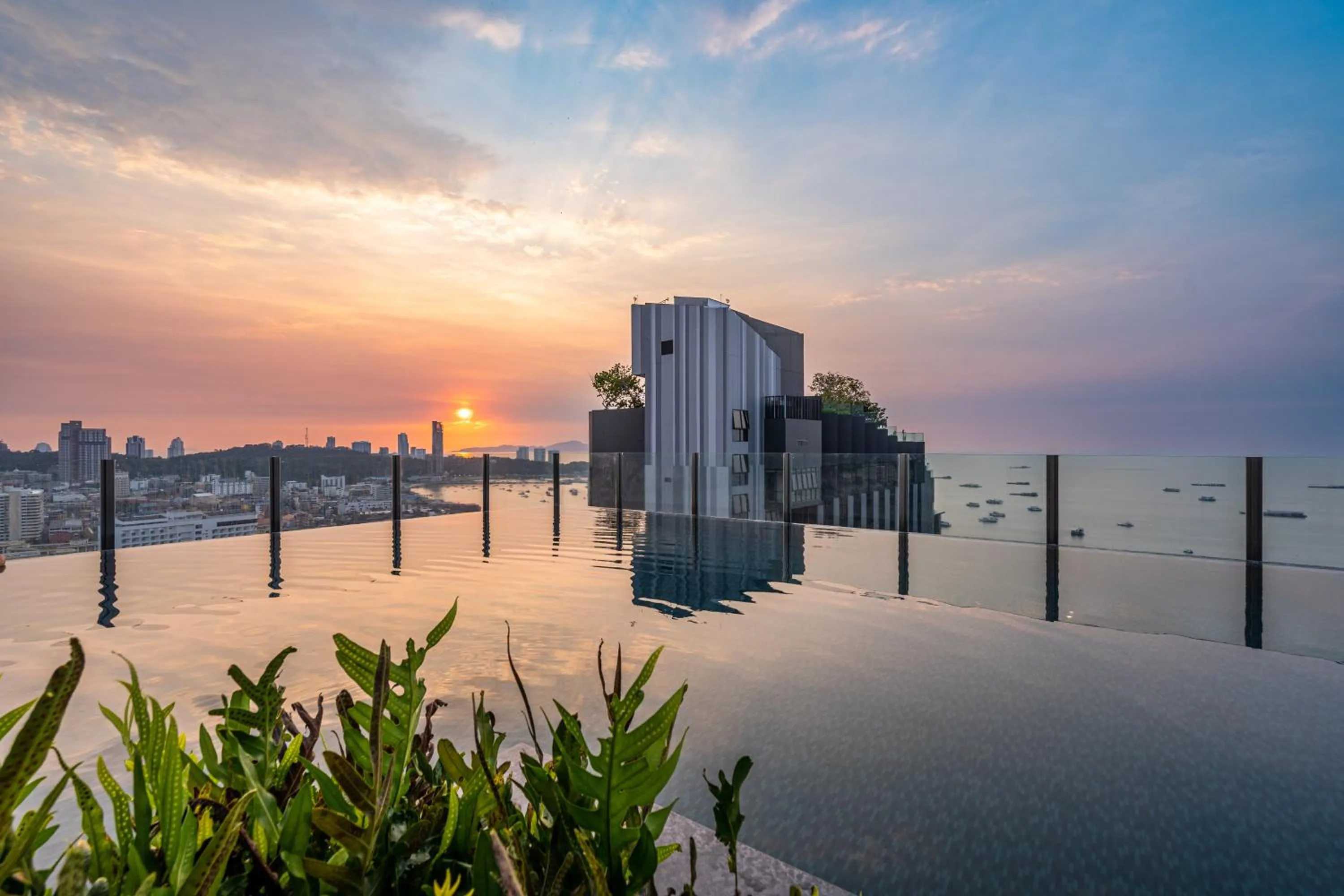 Swimming pool in The Base Pattaya by Nami