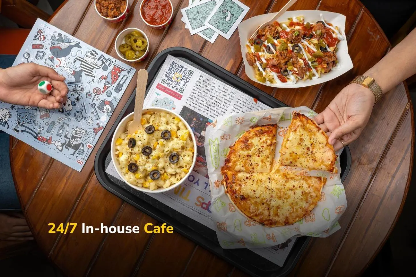 Food in goSTOPS Goa, Baga