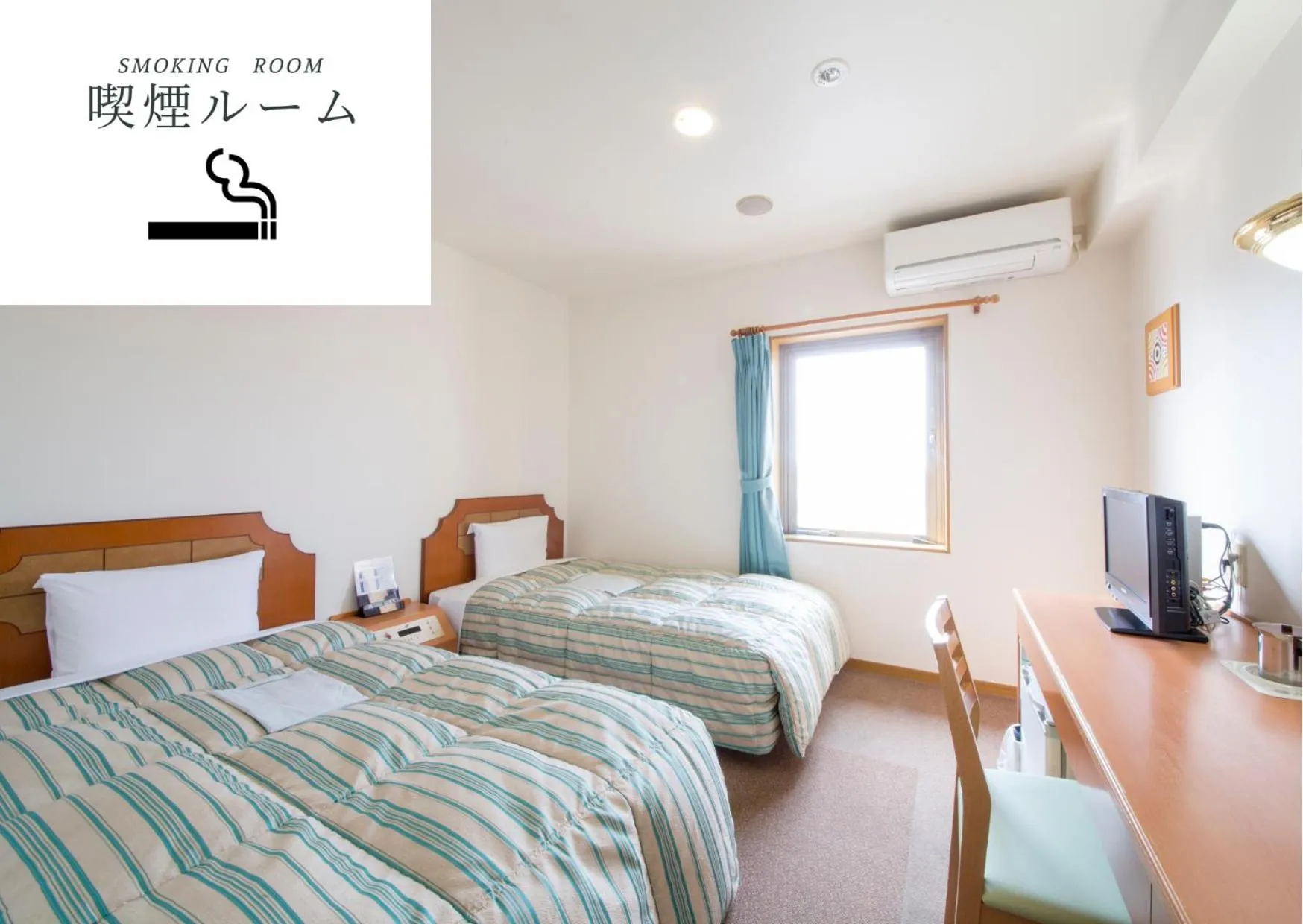 Bed in Hyper Hotel Komatsu