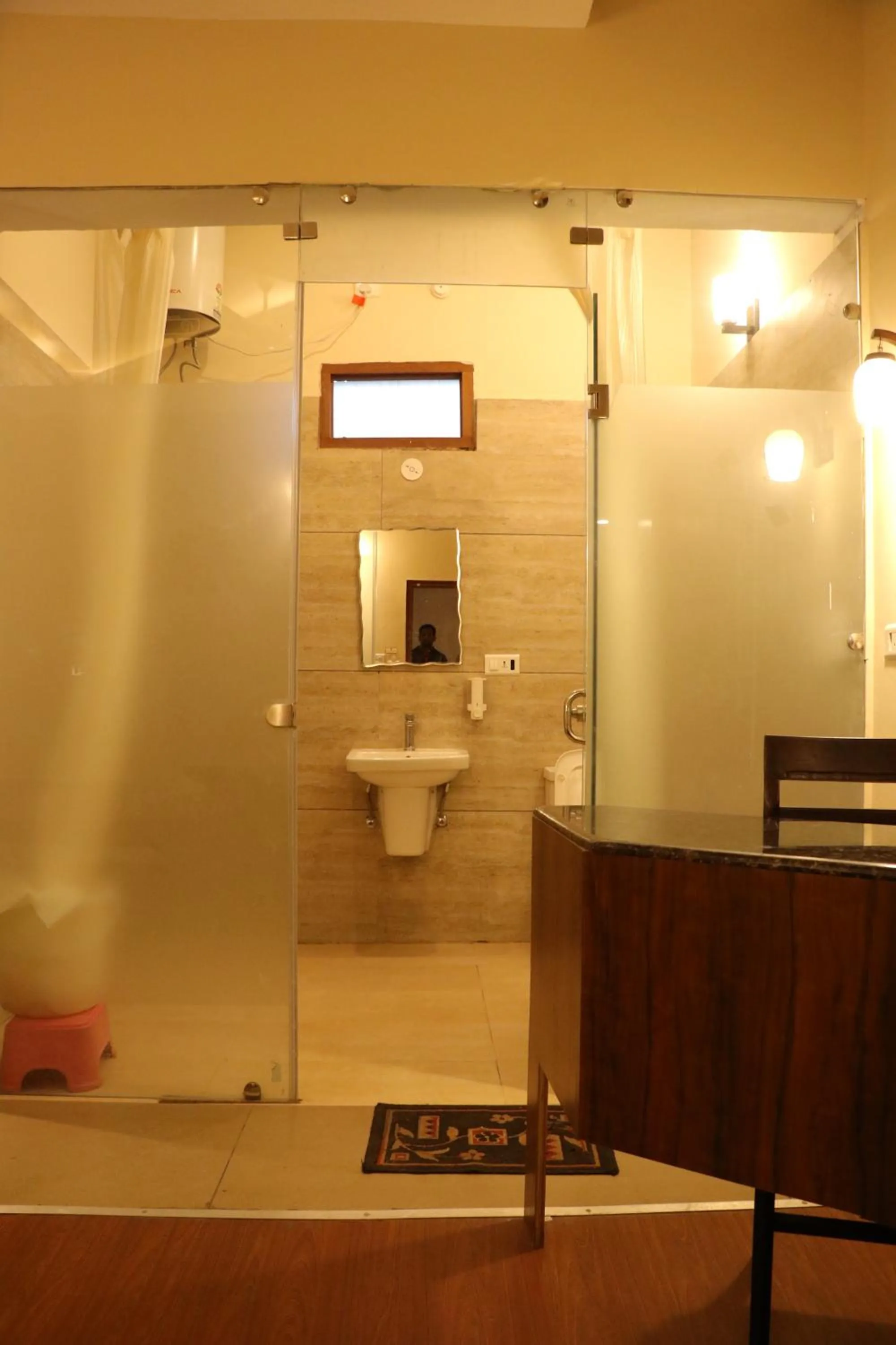 Bathroom in Hotel Pushap Palace