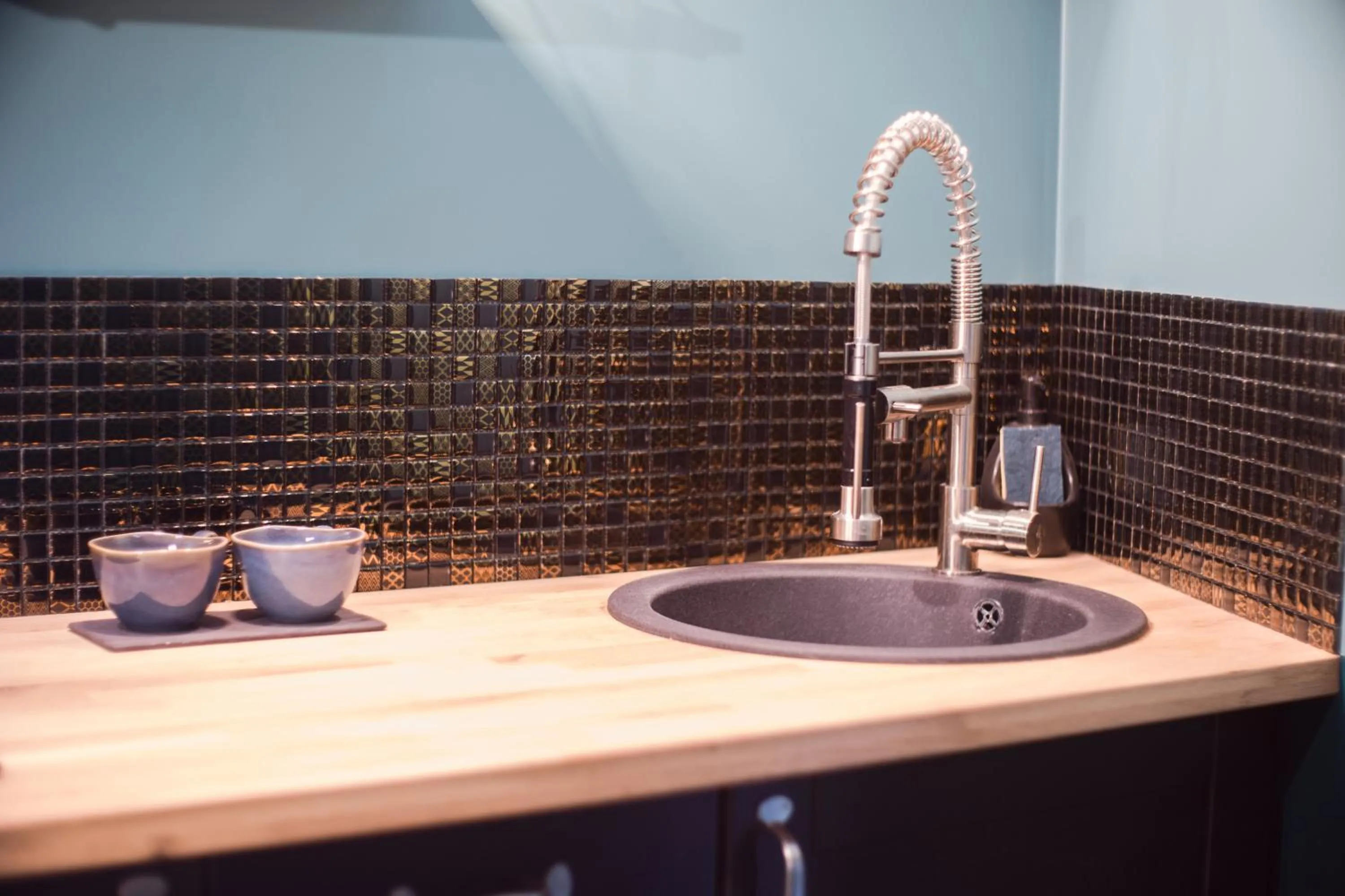 Kitchen or kitchenette in The Charming Trocadero Eiffel Tower