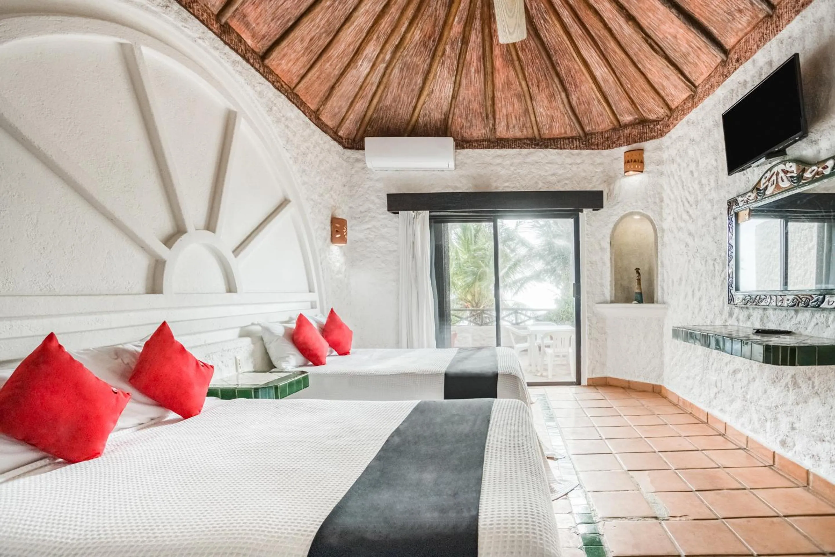 Bedroom, Bed in Capital O Mimi Del Mar, Playa del Carmen