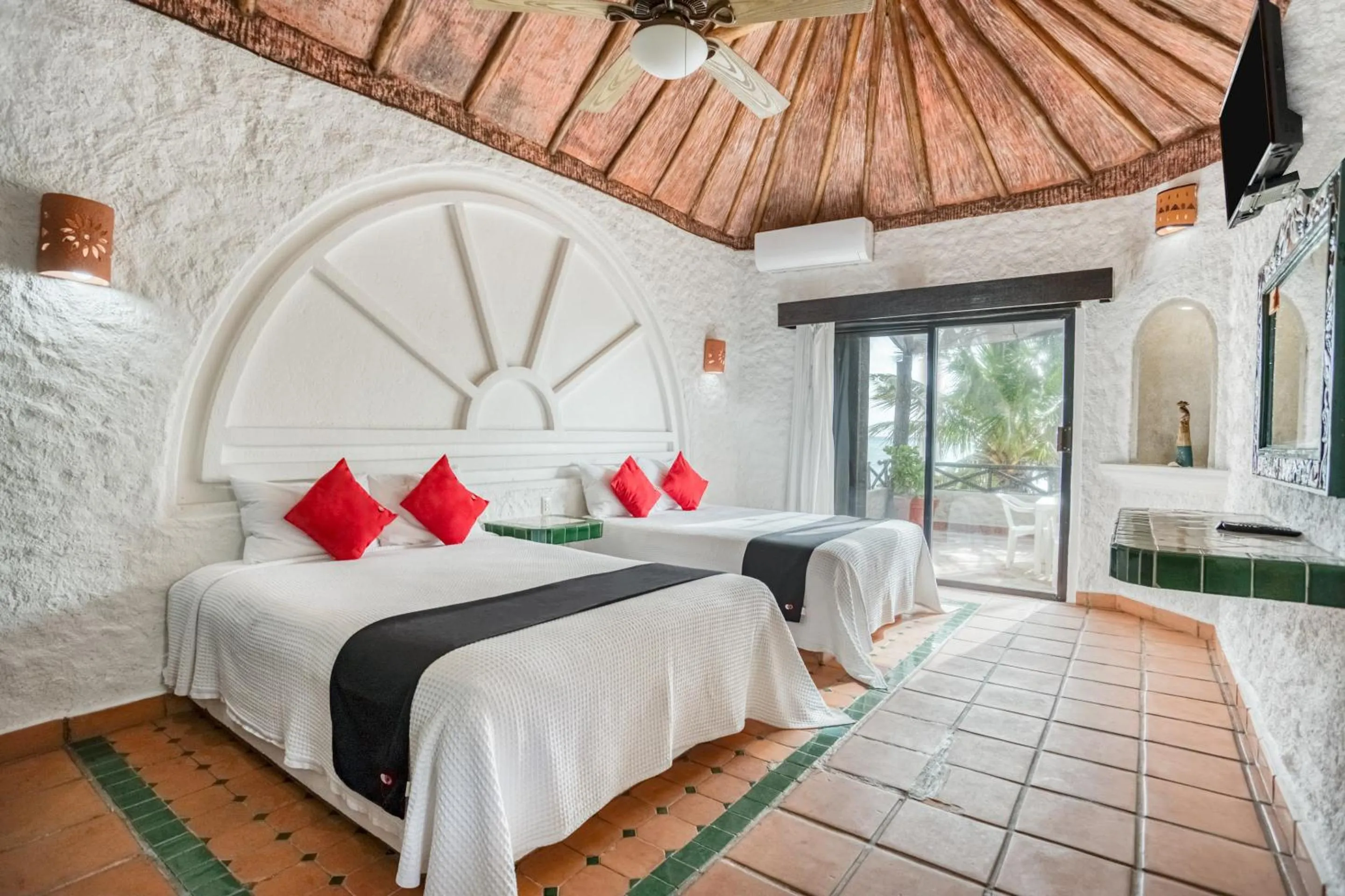 Bedroom, Bed in Capital O Mimi Del Mar, Playa del Carmen