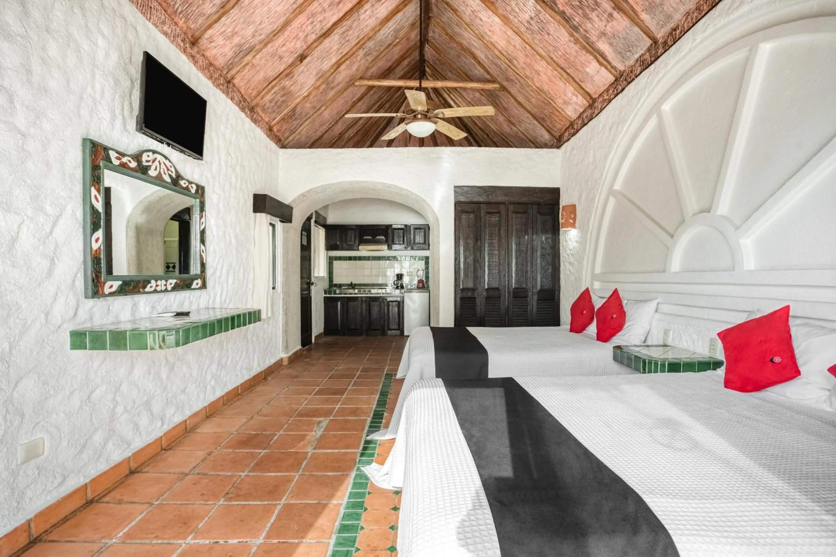 Bedroom, Bed in Capital O Mimi Del Mar, Playa del Carmen