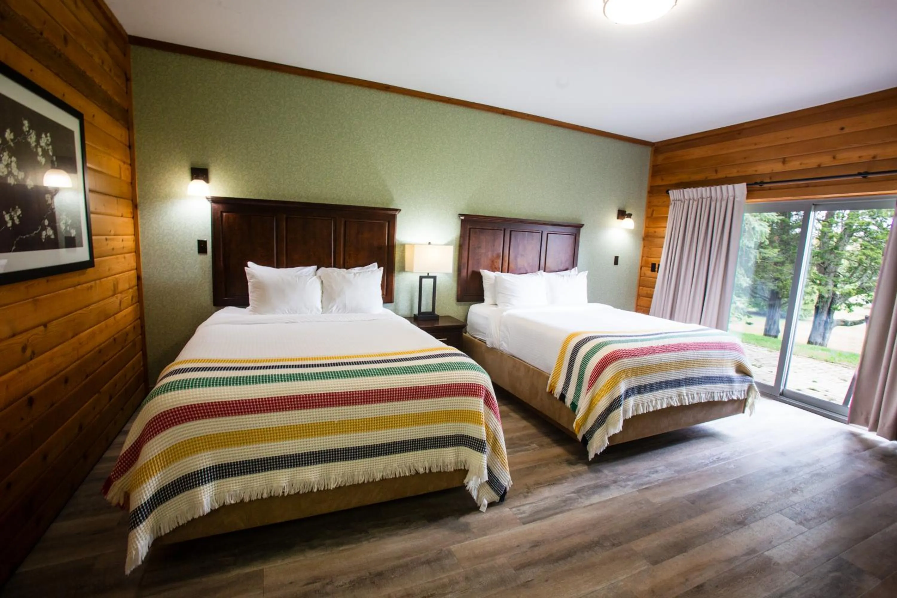 Bed in Oakwood Resort