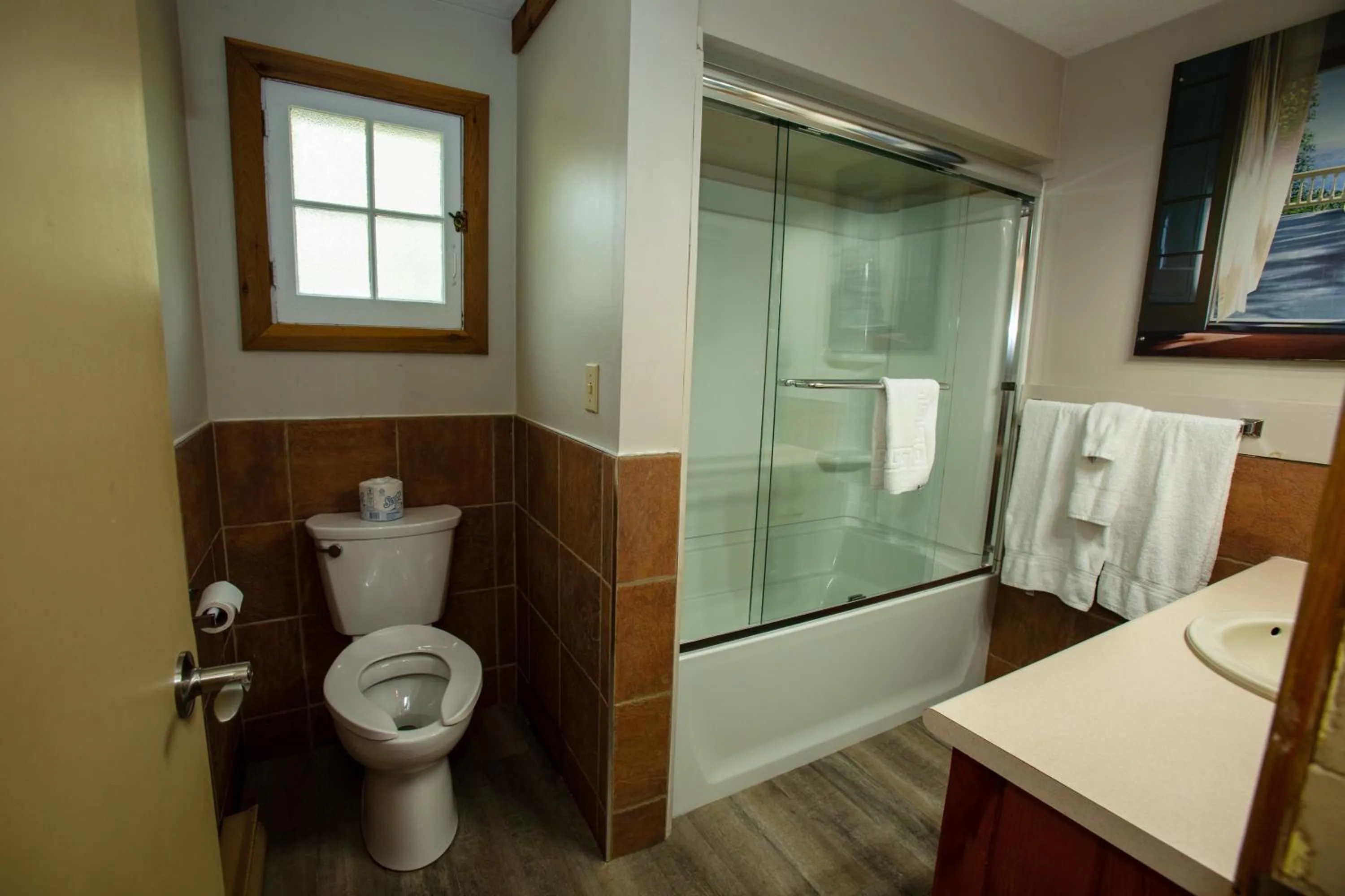 Shower in Oakwood Resort