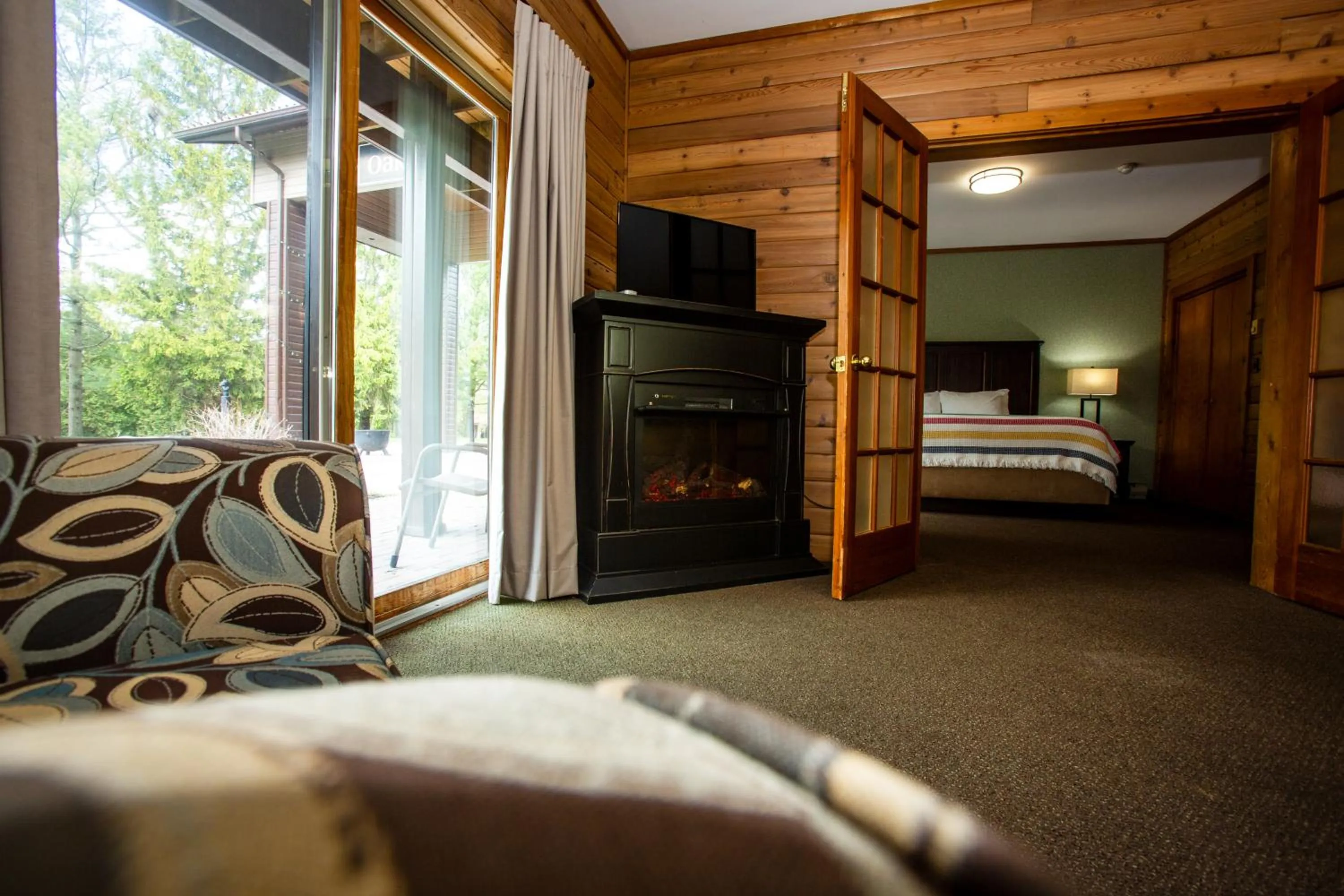 Bed in Oakwood Resort