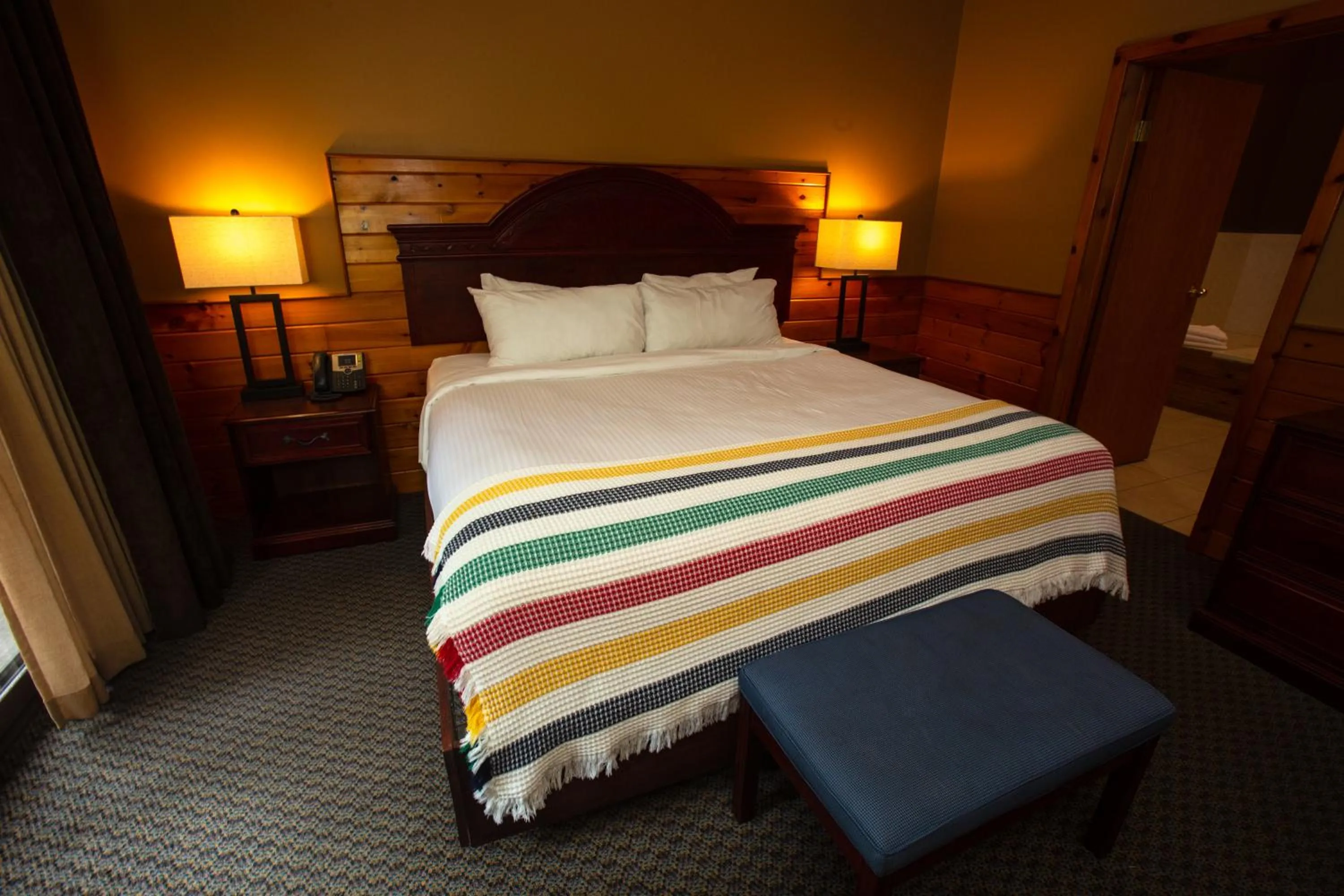 Bed in Oakwood Resort