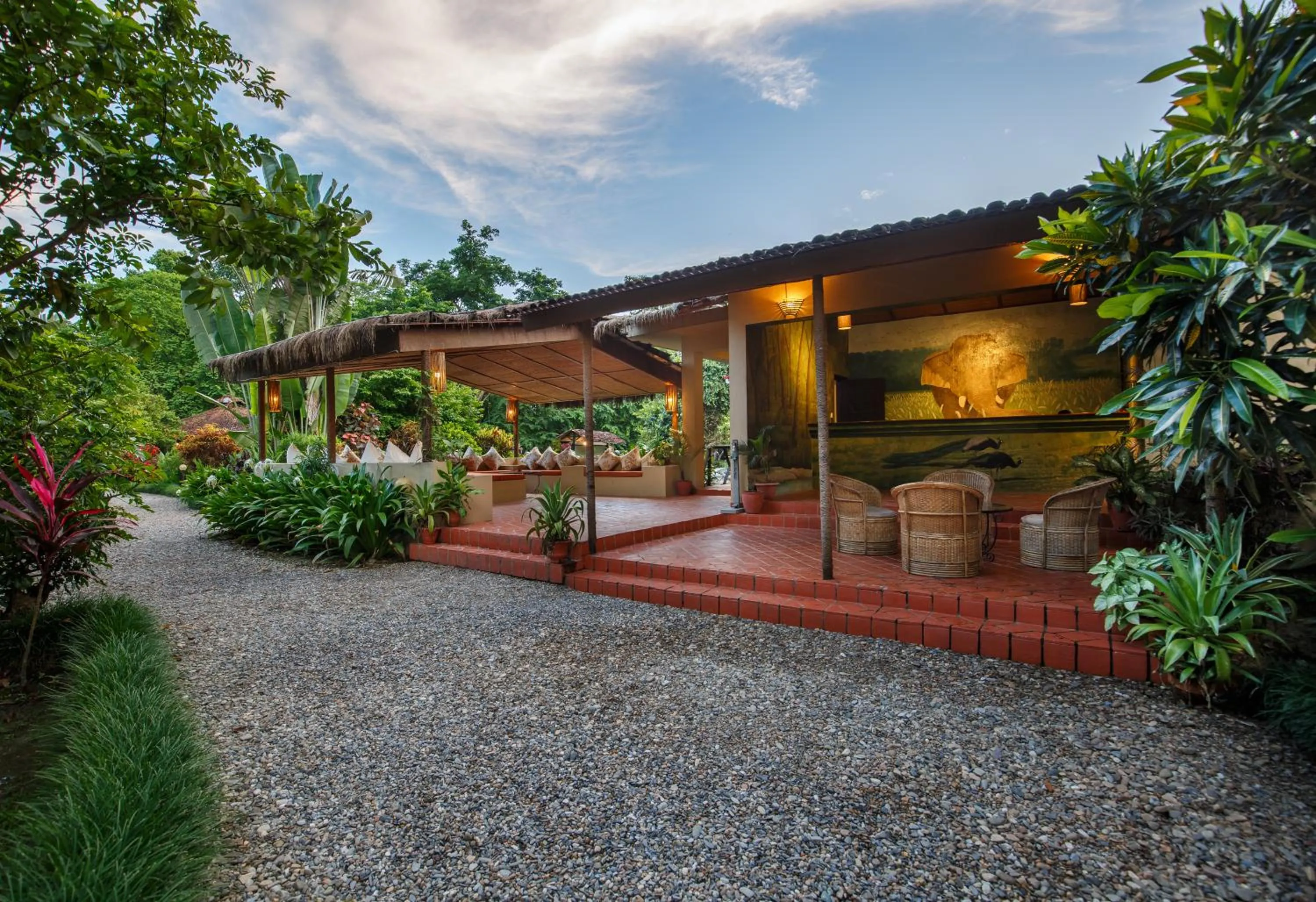 Lobby or reception in Green Mansions Jungle Resort
