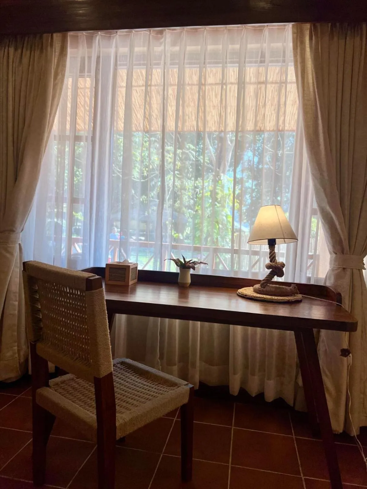 Garden view in Green Mansions Jungle Resort