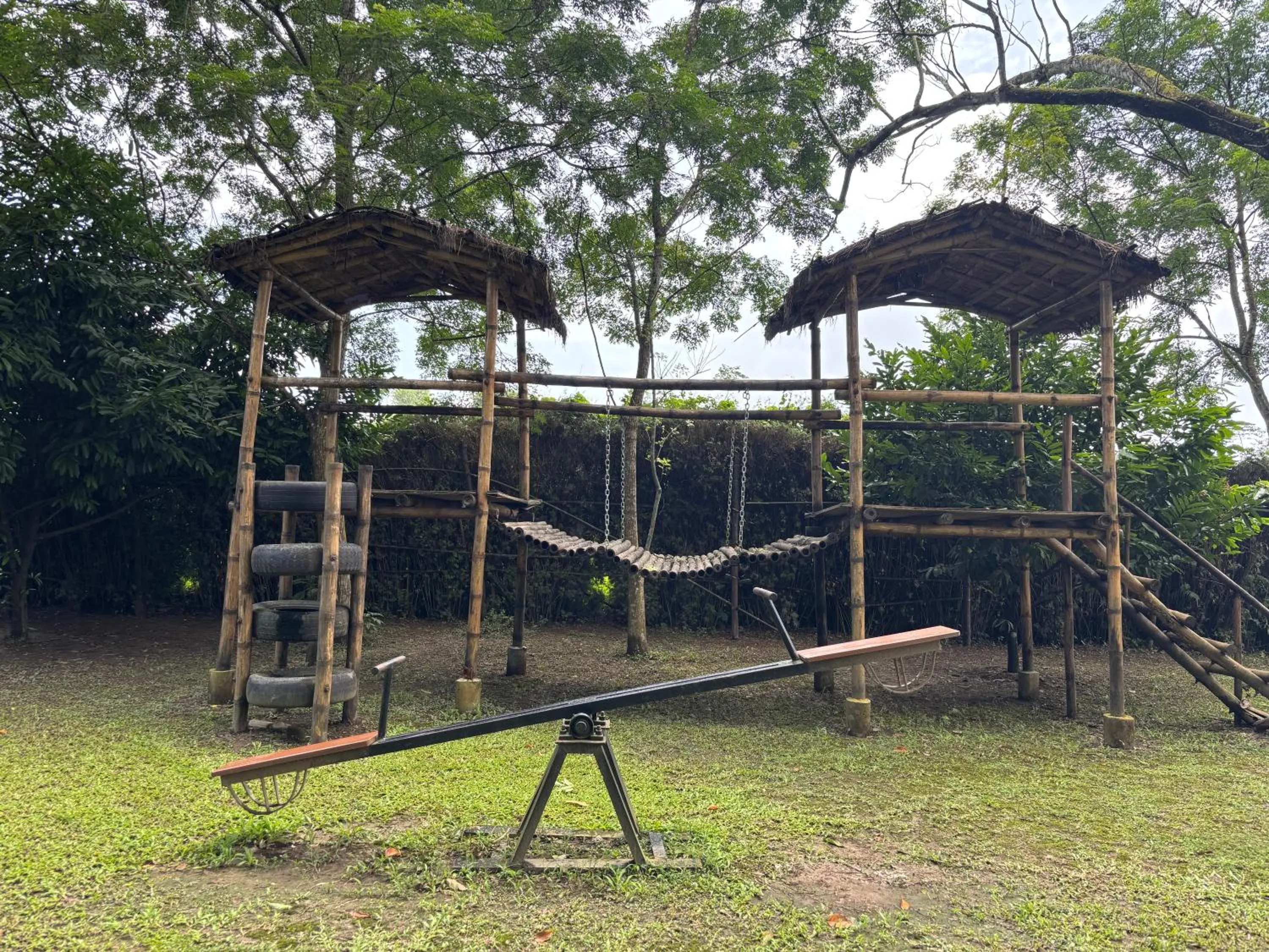 Children play ground in Green Mansions Jungle Resort