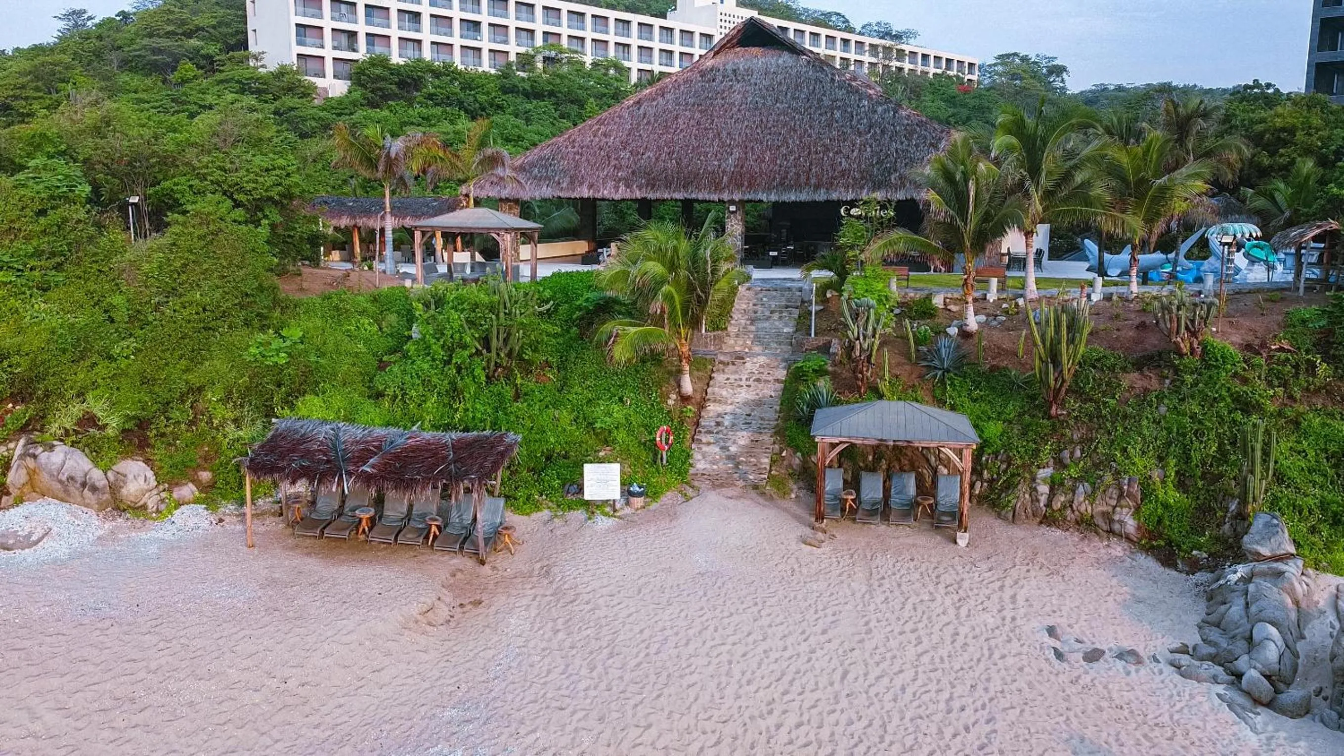 Beach in Coral Blue Huatulco All Inclusive