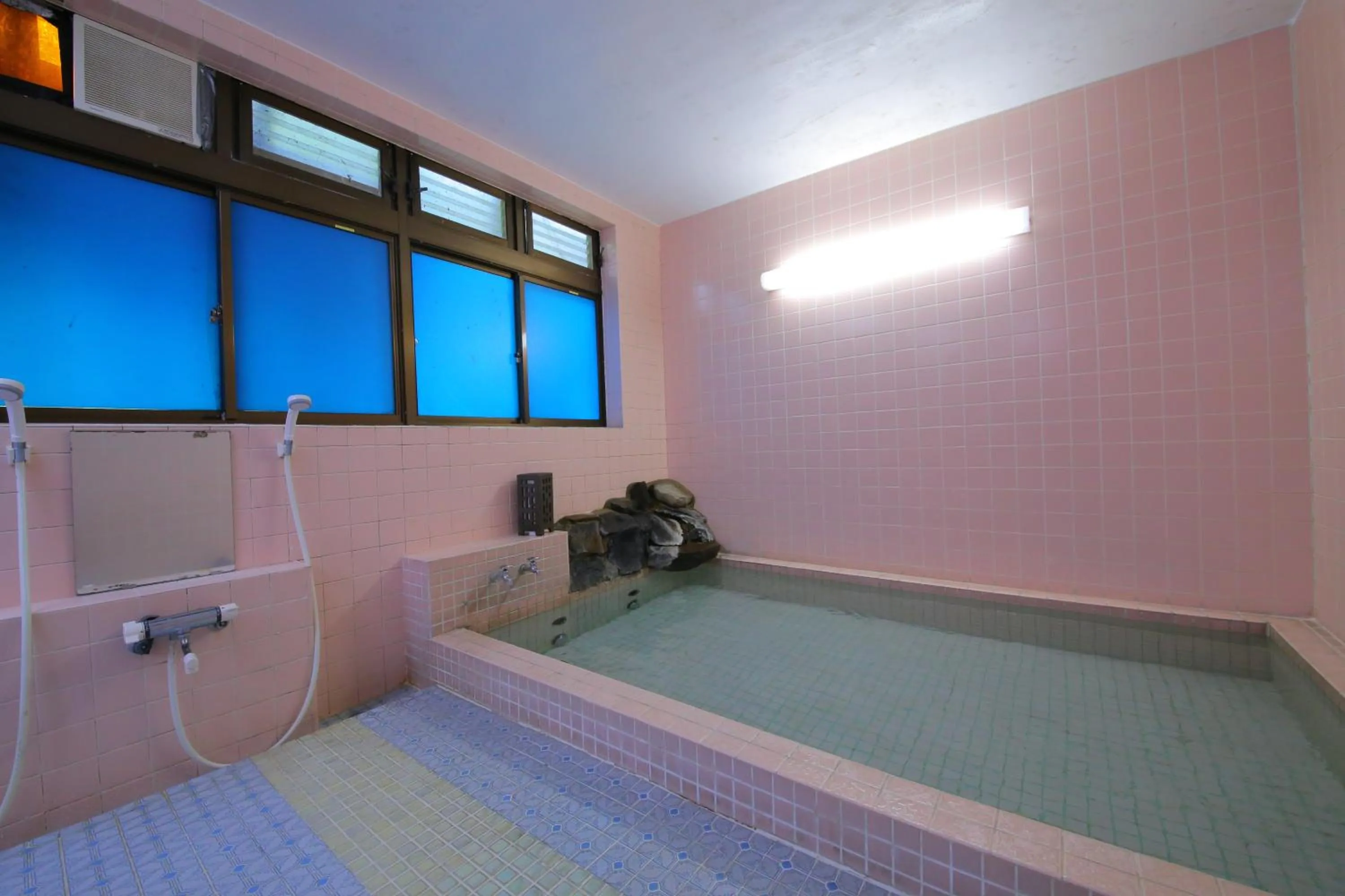 Hot Spring Bath in Lake Side Hotel Minatoya