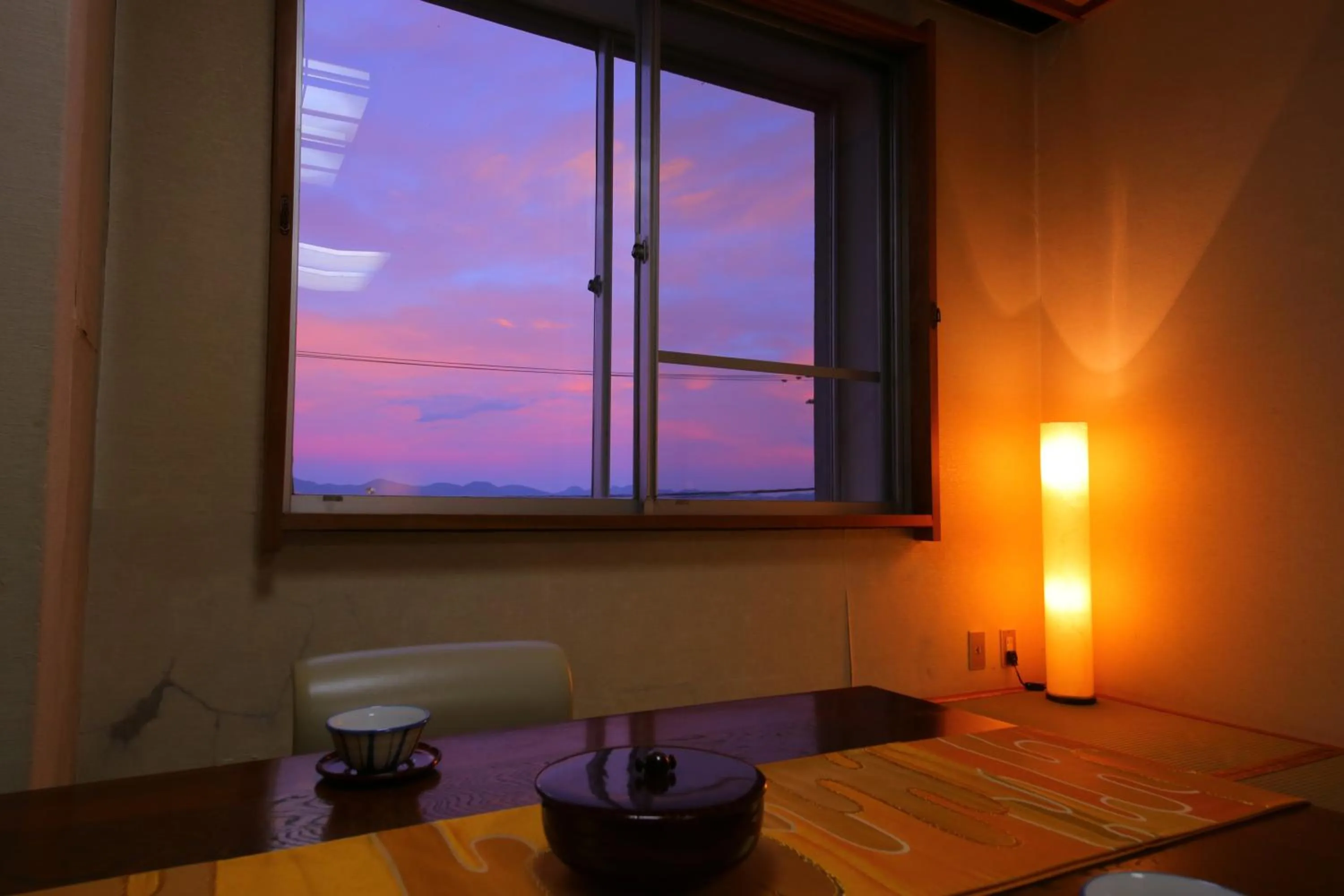 Time of day in Lake Side Hotel Minatoya