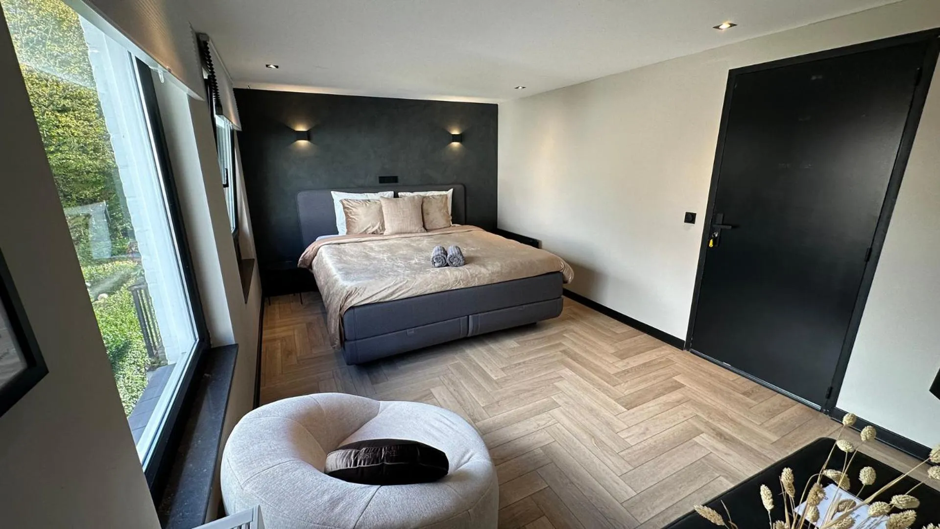 Bed in Boutique Hotel Le Faucon