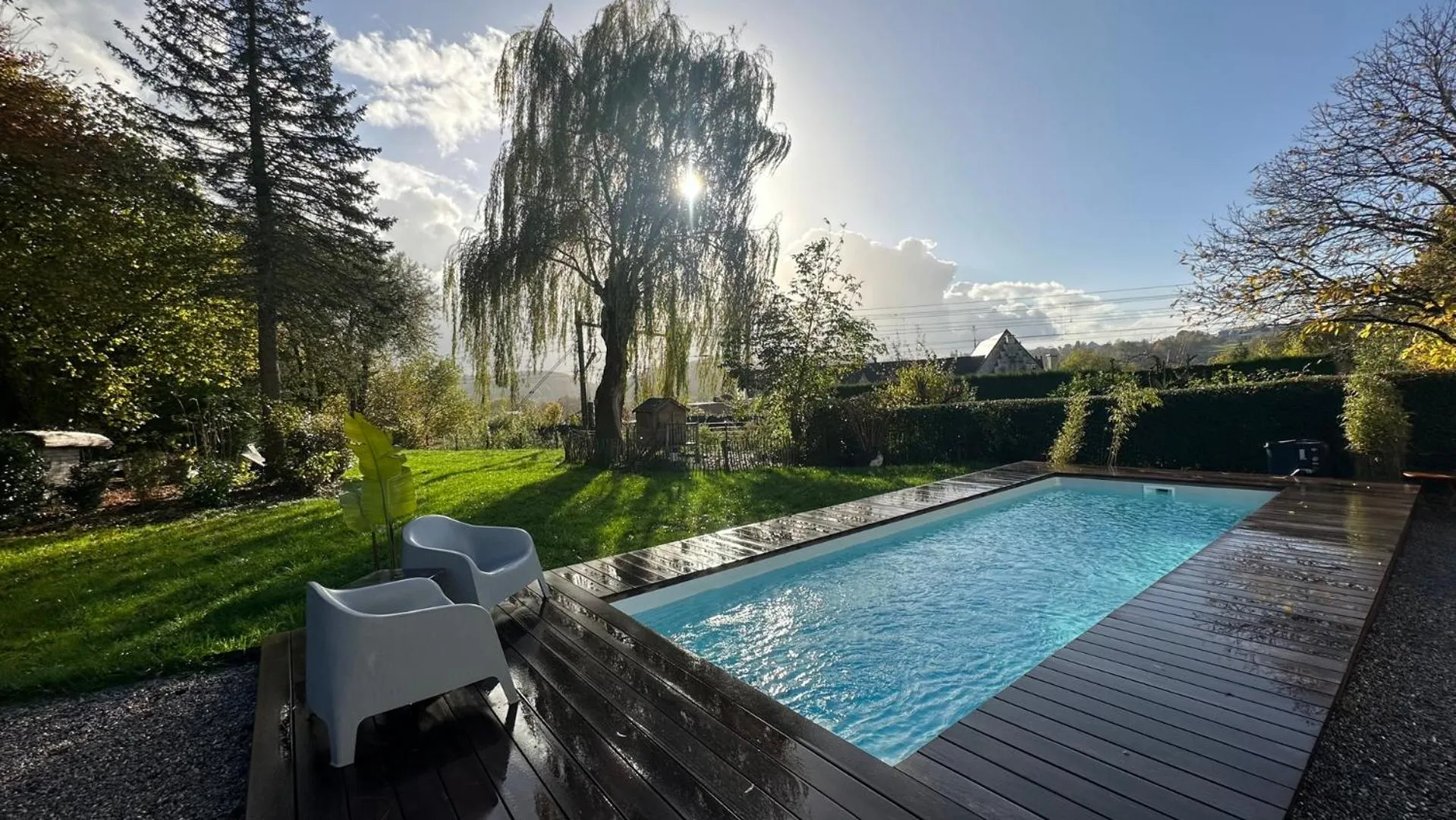 Garden in Boutique Hotel Le Faucon