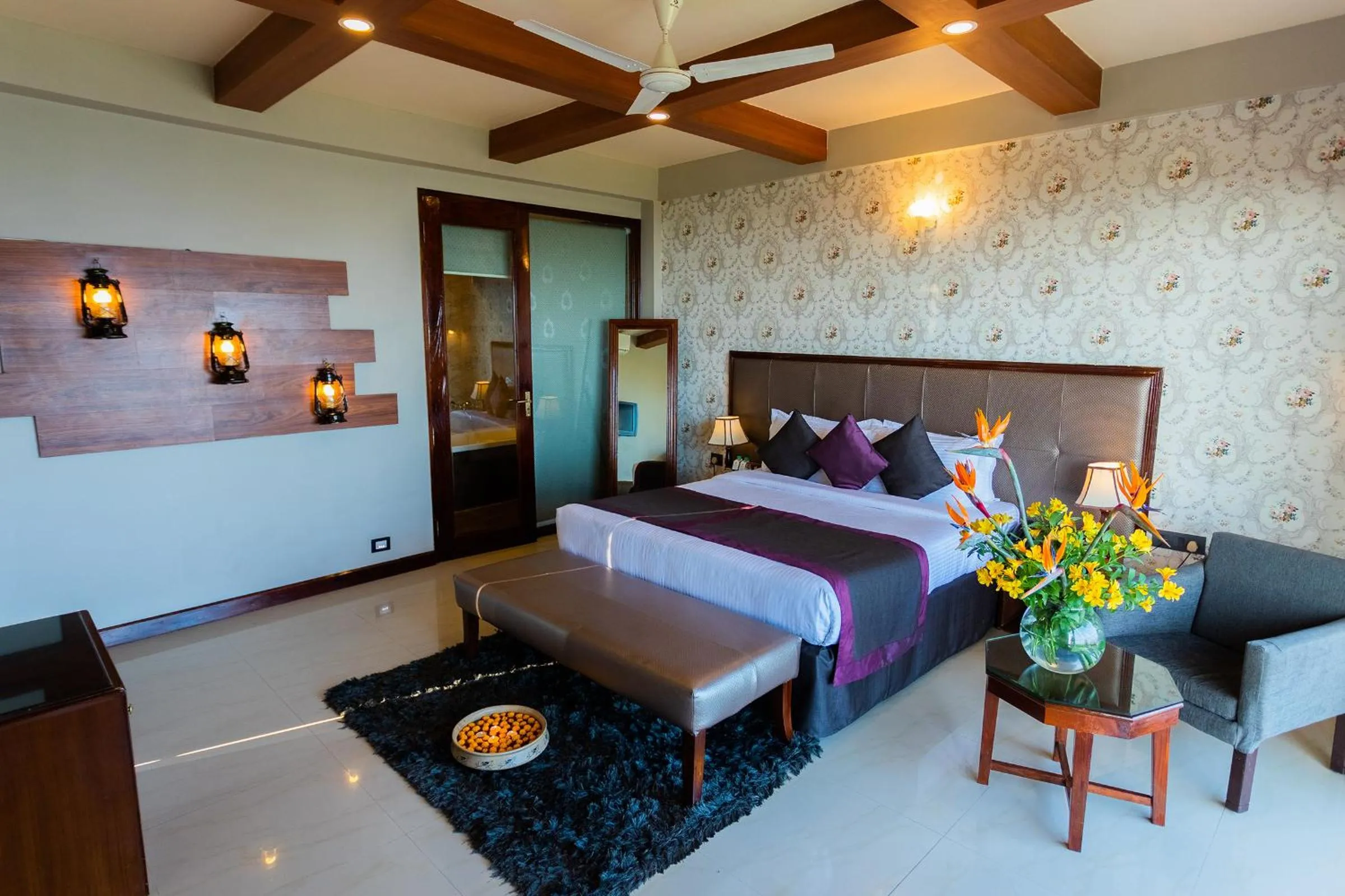 Bed in Polo Cherrapunjee Resort