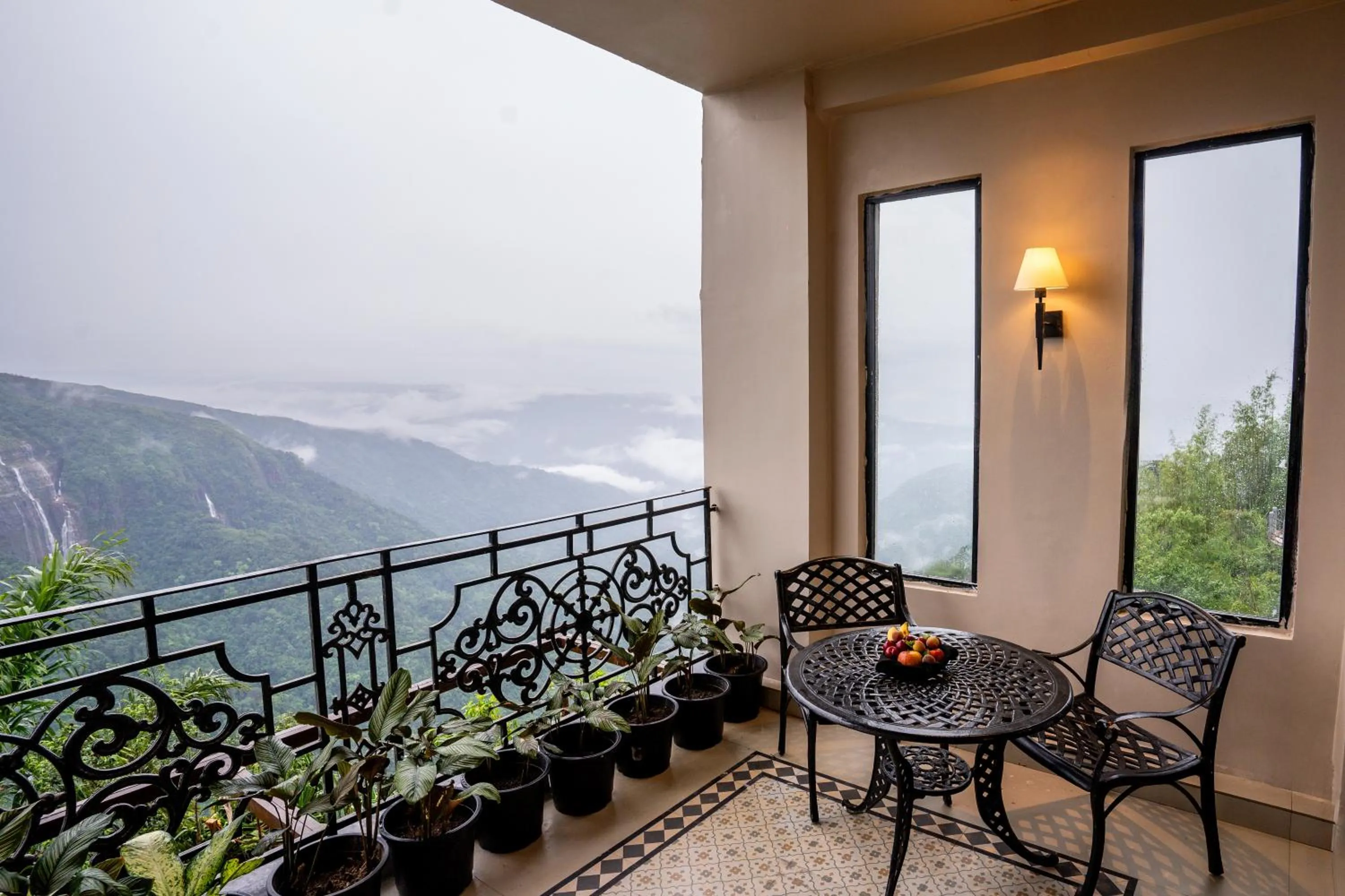 Balcony/Terrace in Polo Cherrapunjee Resort