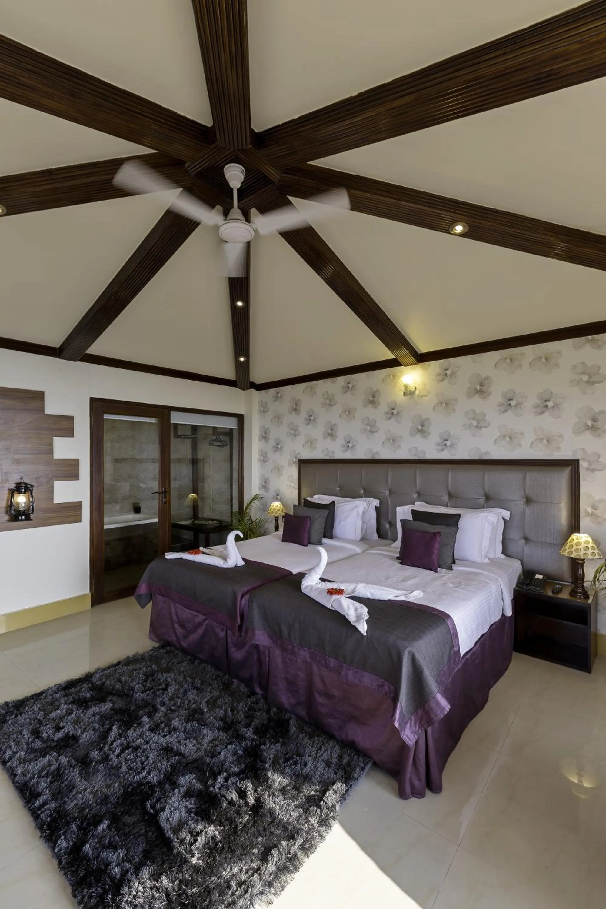 Bed in Polo Cherrapunjee Resort