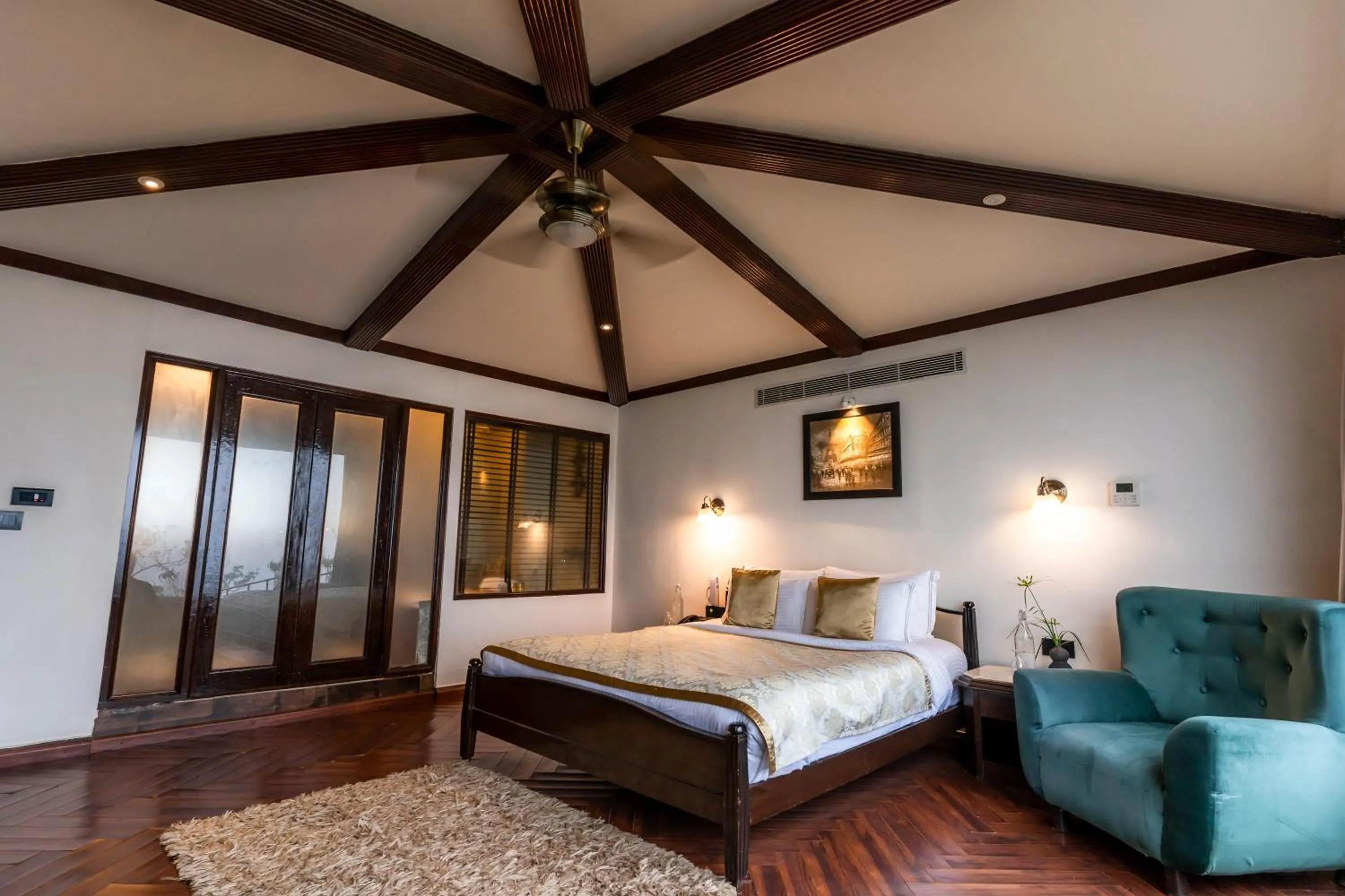 Bed in Polo Cherrapunjee Resort