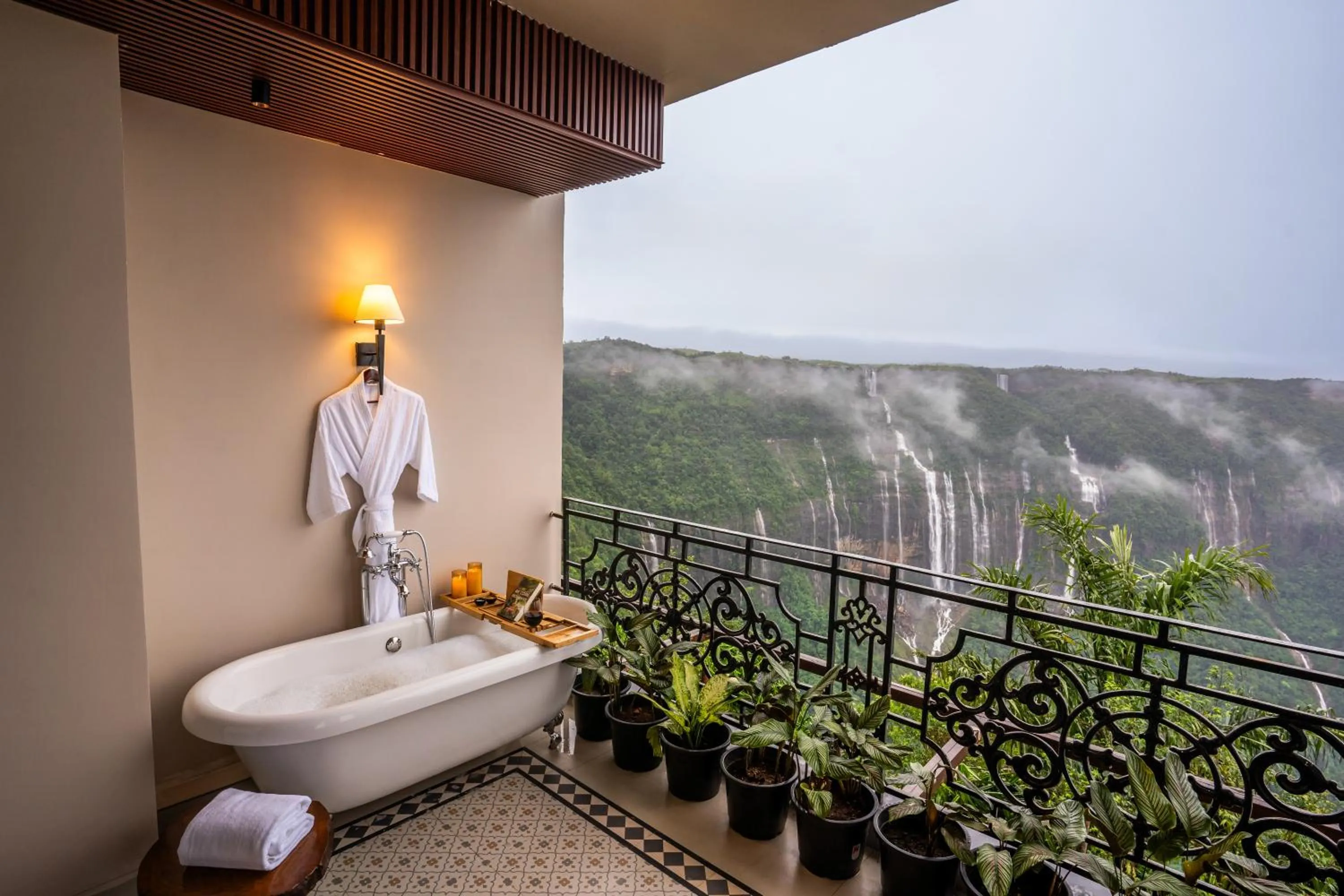 Balcony/Terrace in Polo Cherrapunjee Resort