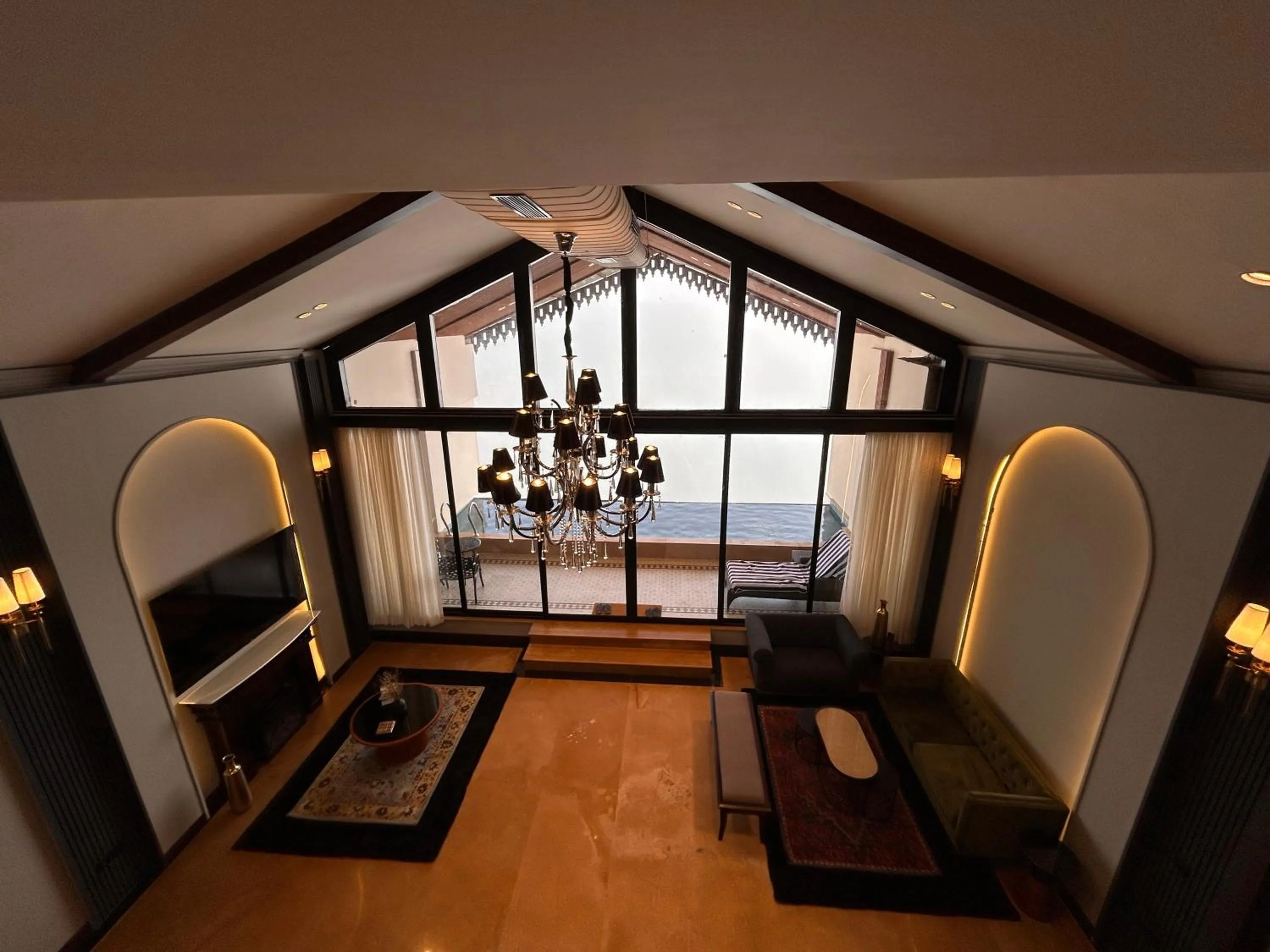 Living room in Polo Cherrapunjee Resort