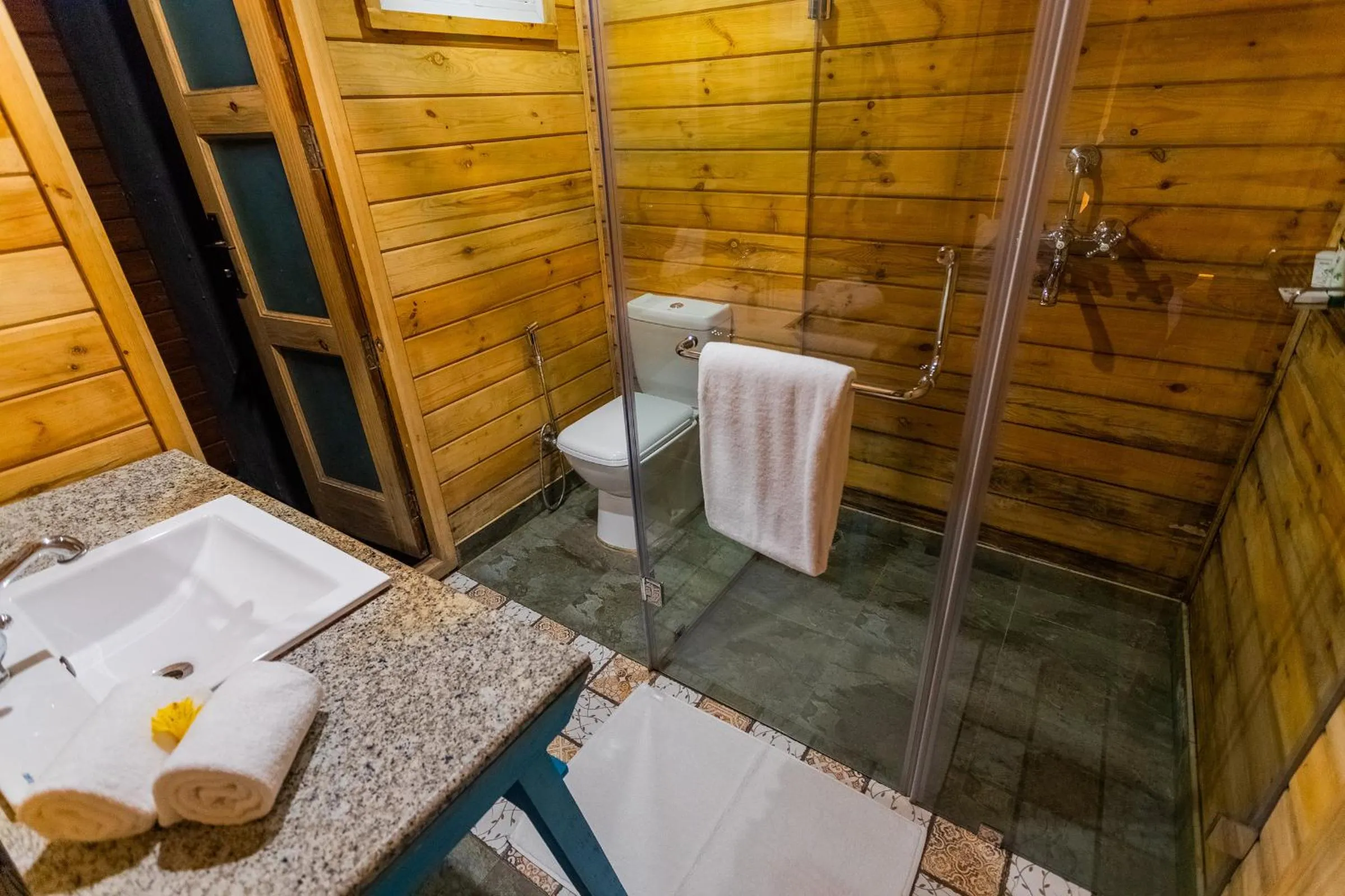 Shower in Polo Cherrapunjee Resort