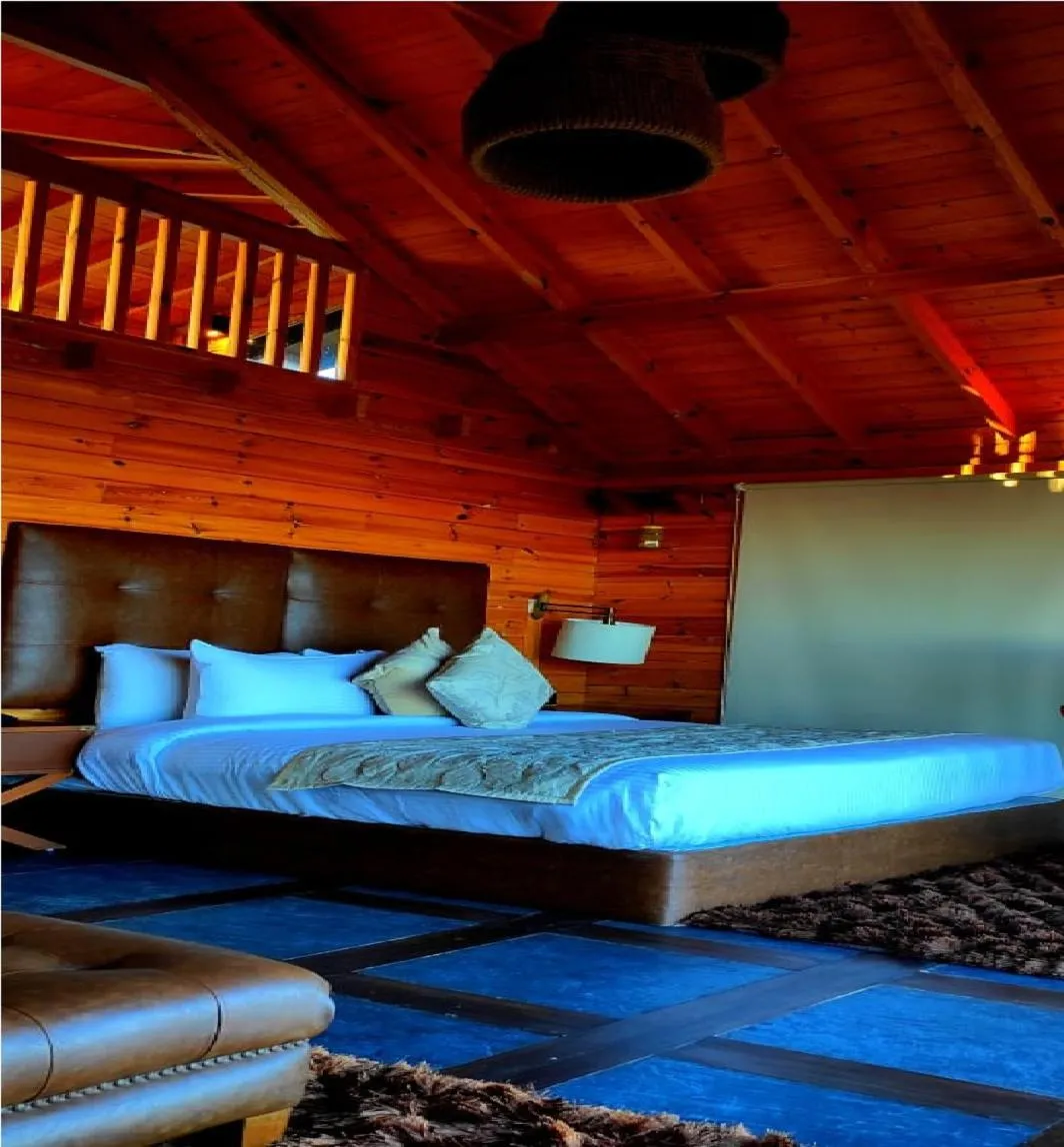 Bed in Polo Cherrapunjee Resort