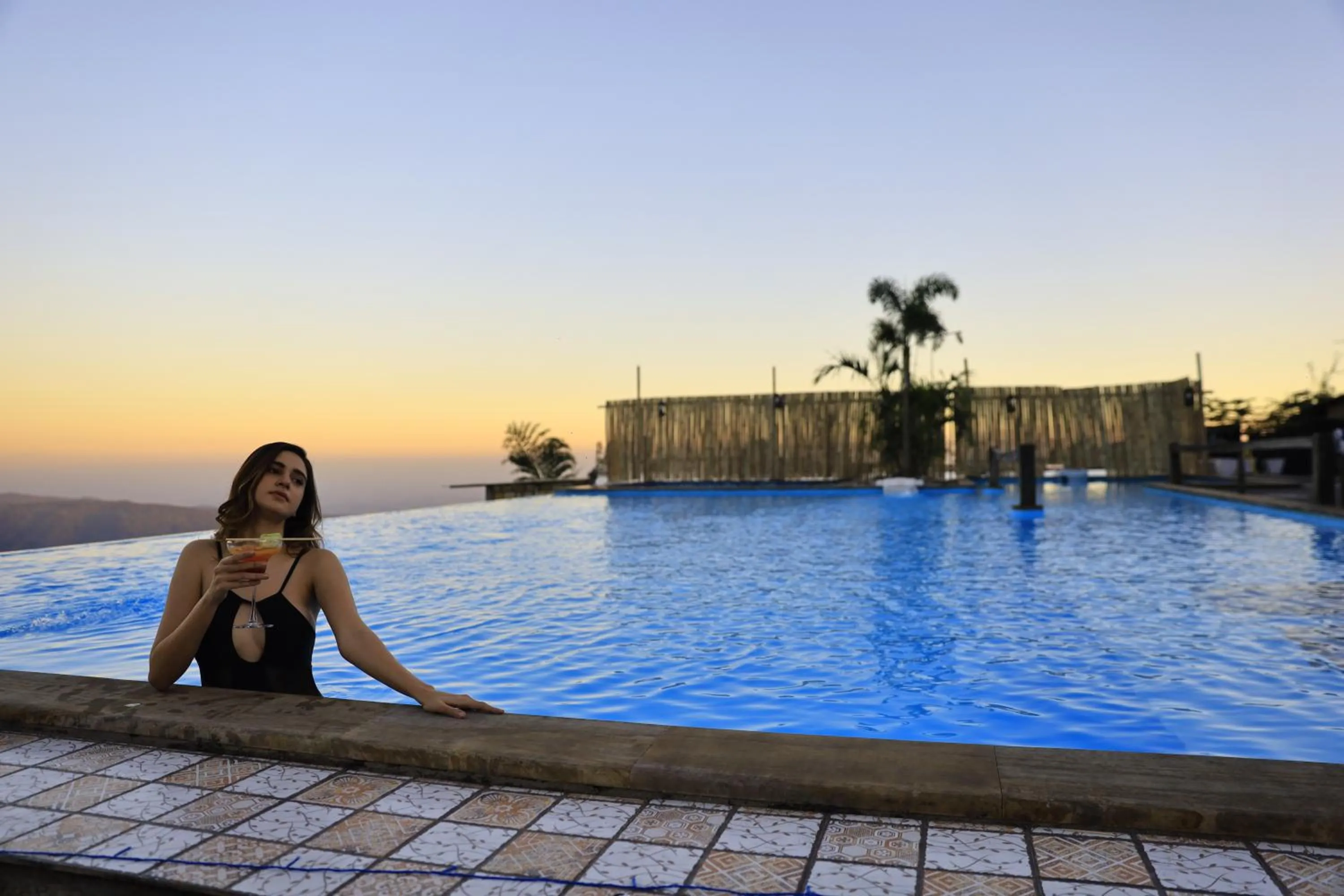 Pool view in Polo Cherrapunjee Resort