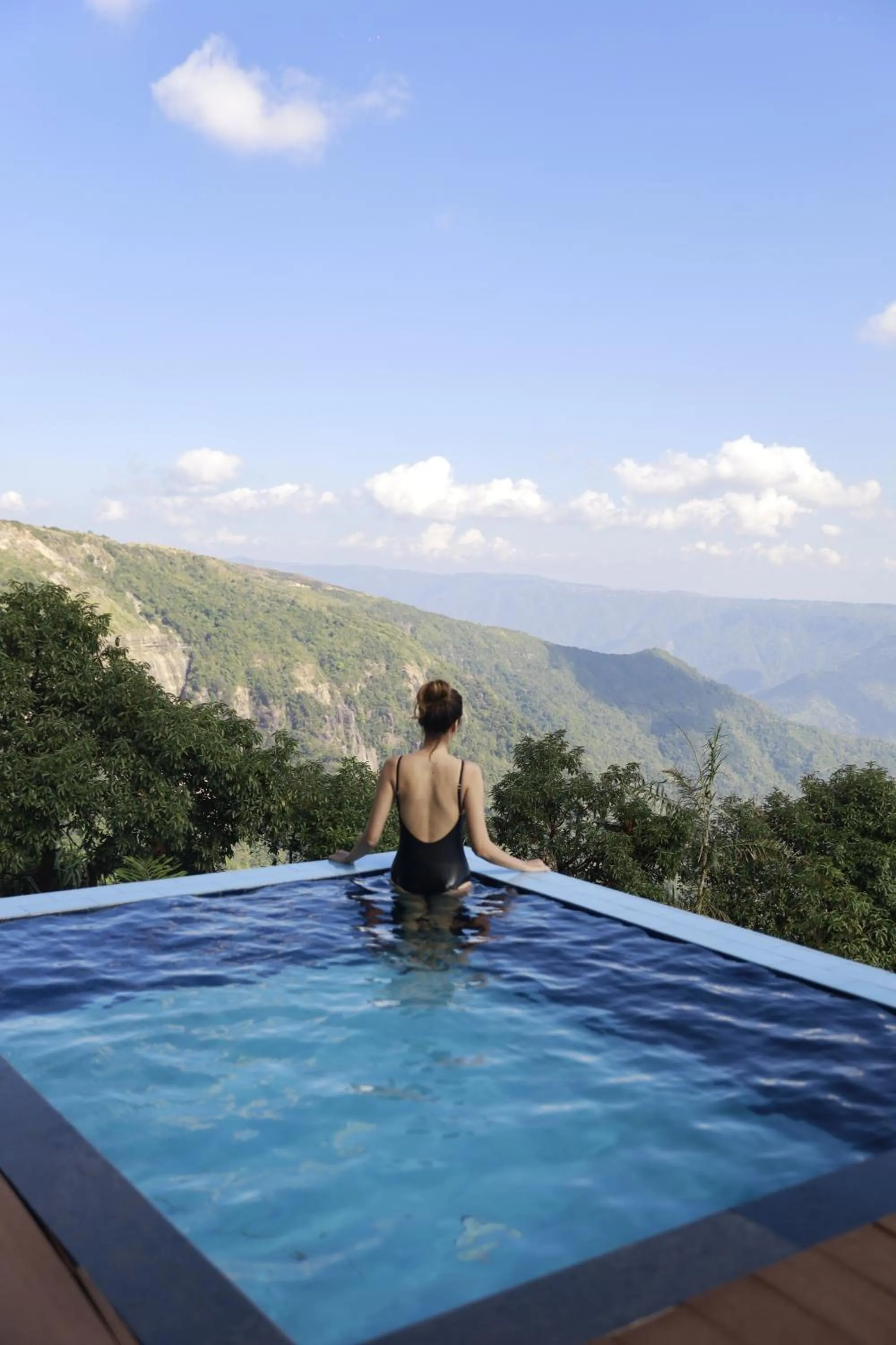 Mountain view in Polo Cherrapunjee Resort