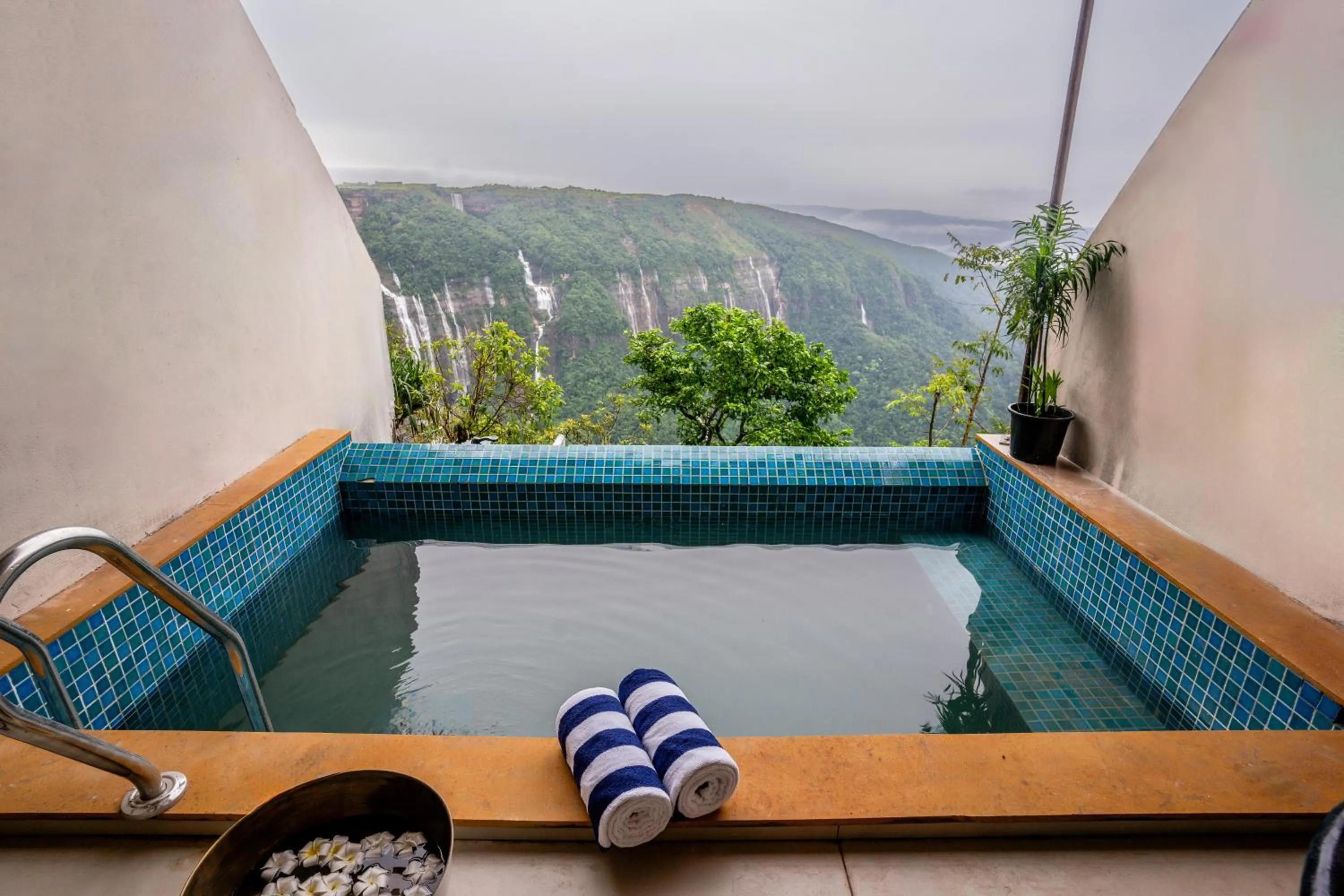 Pool view in Polo Cherrapunjee Resort