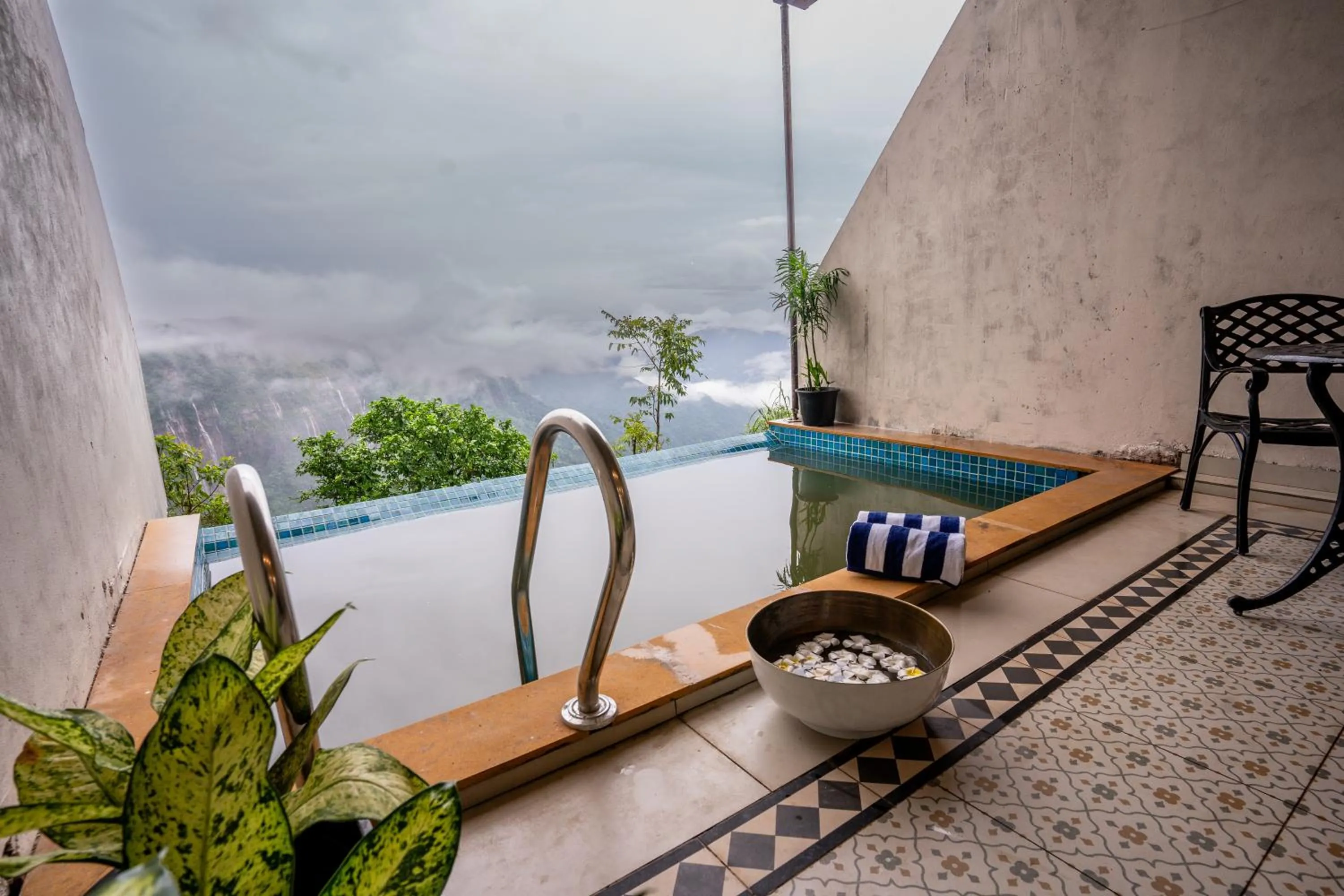 Pool view in Polo Cherrapunjee Resort