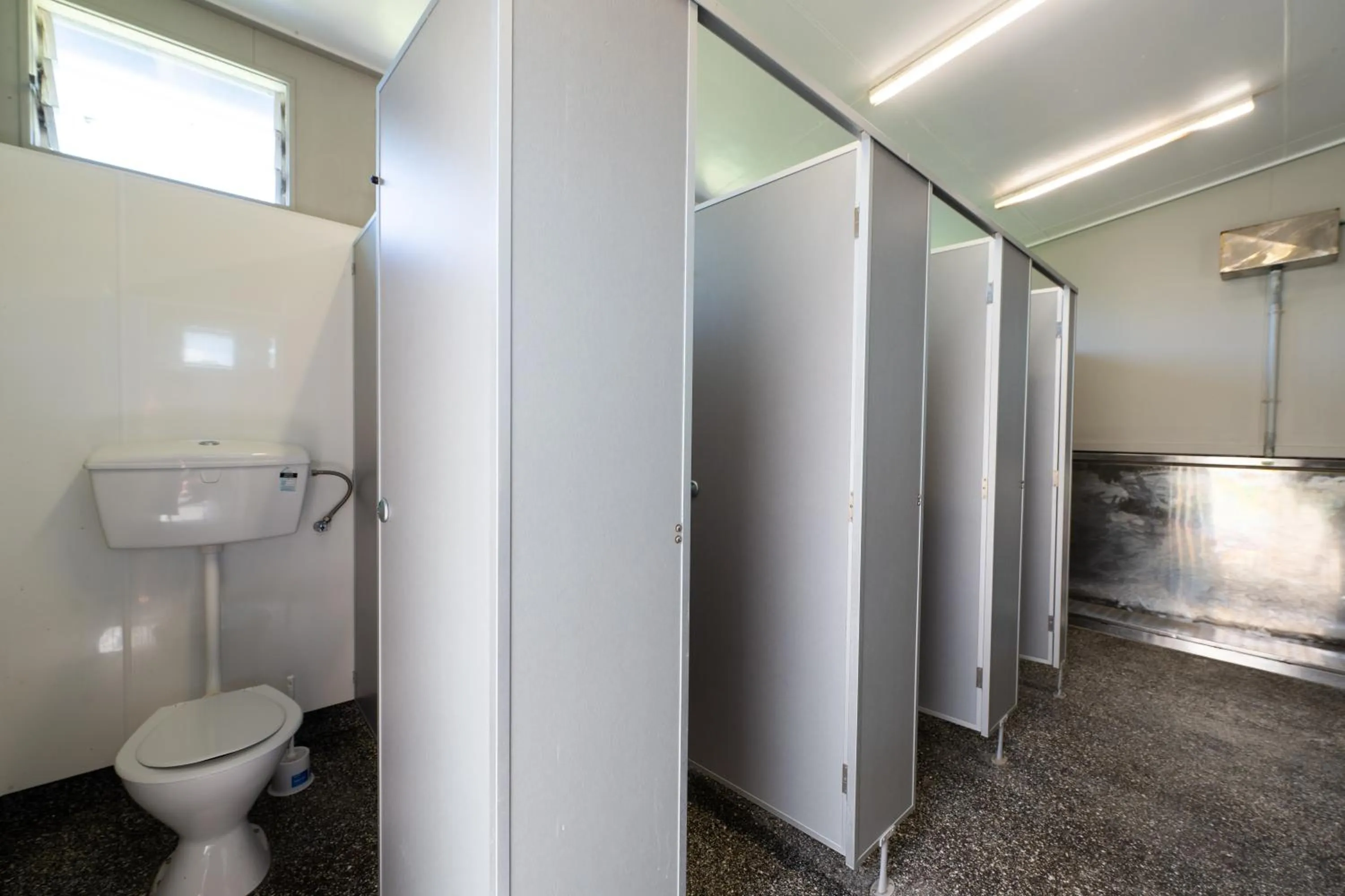 Shower in Waitangi Holiday Park