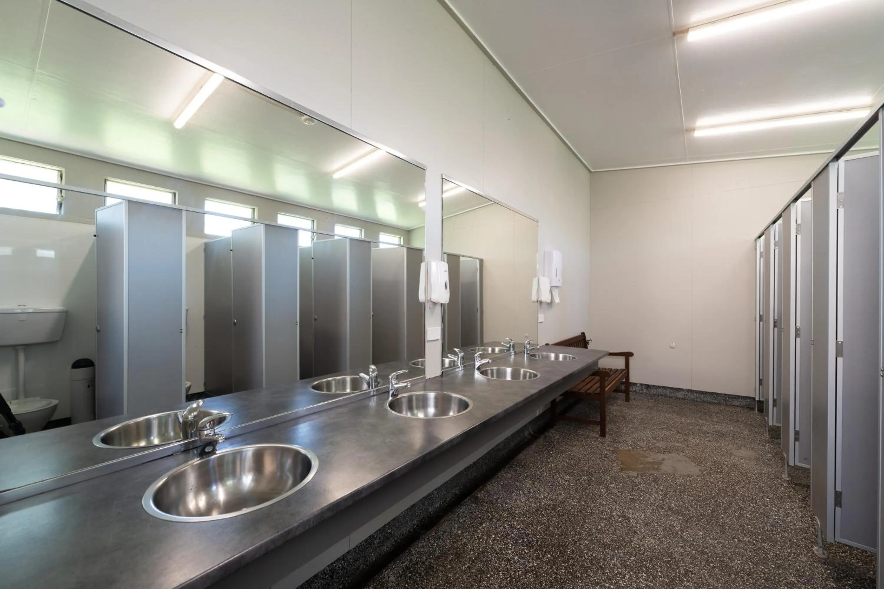 Shower in Waitangi Holiday Park