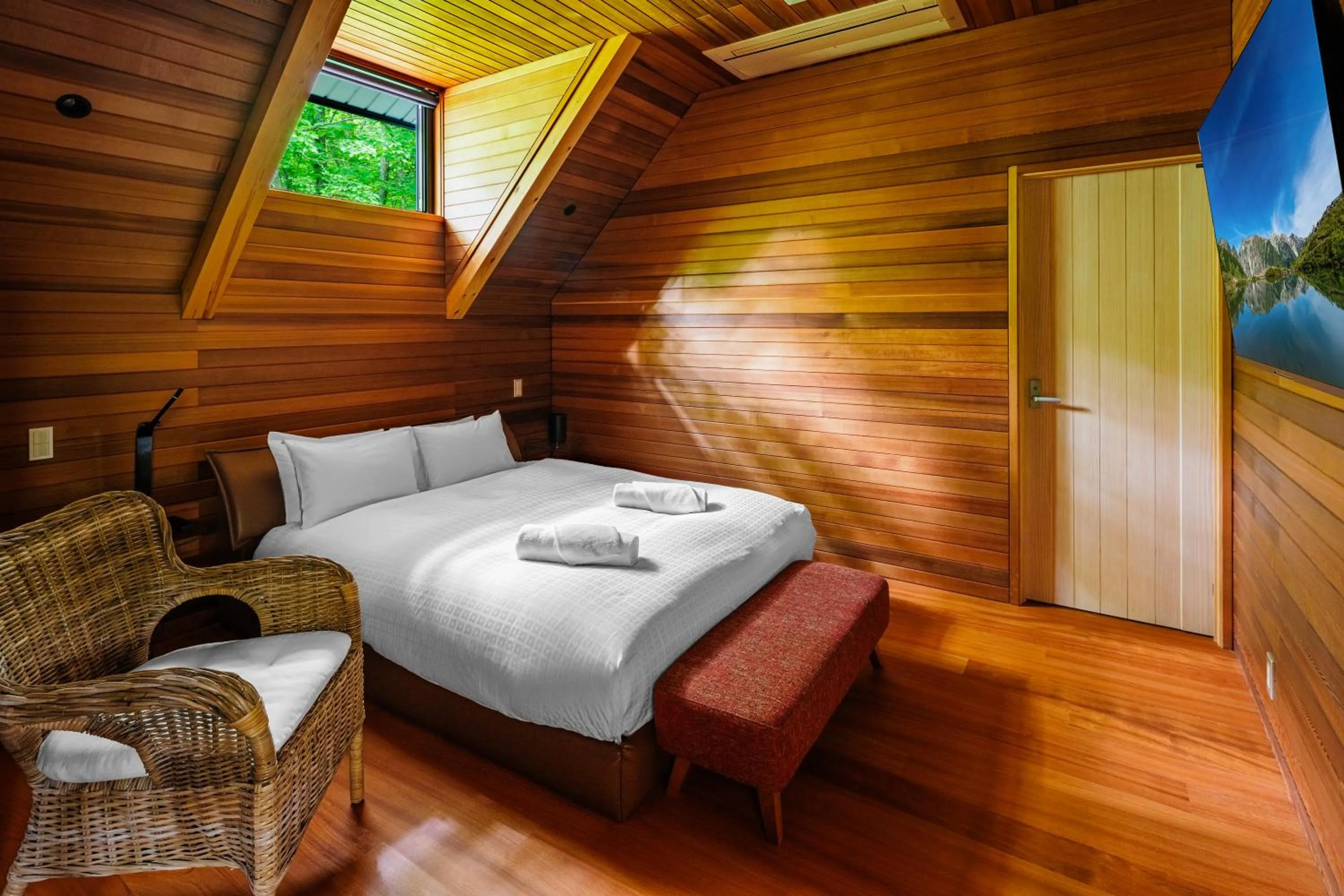 Bedroom, Bed in Phoenix Chalets by HHG