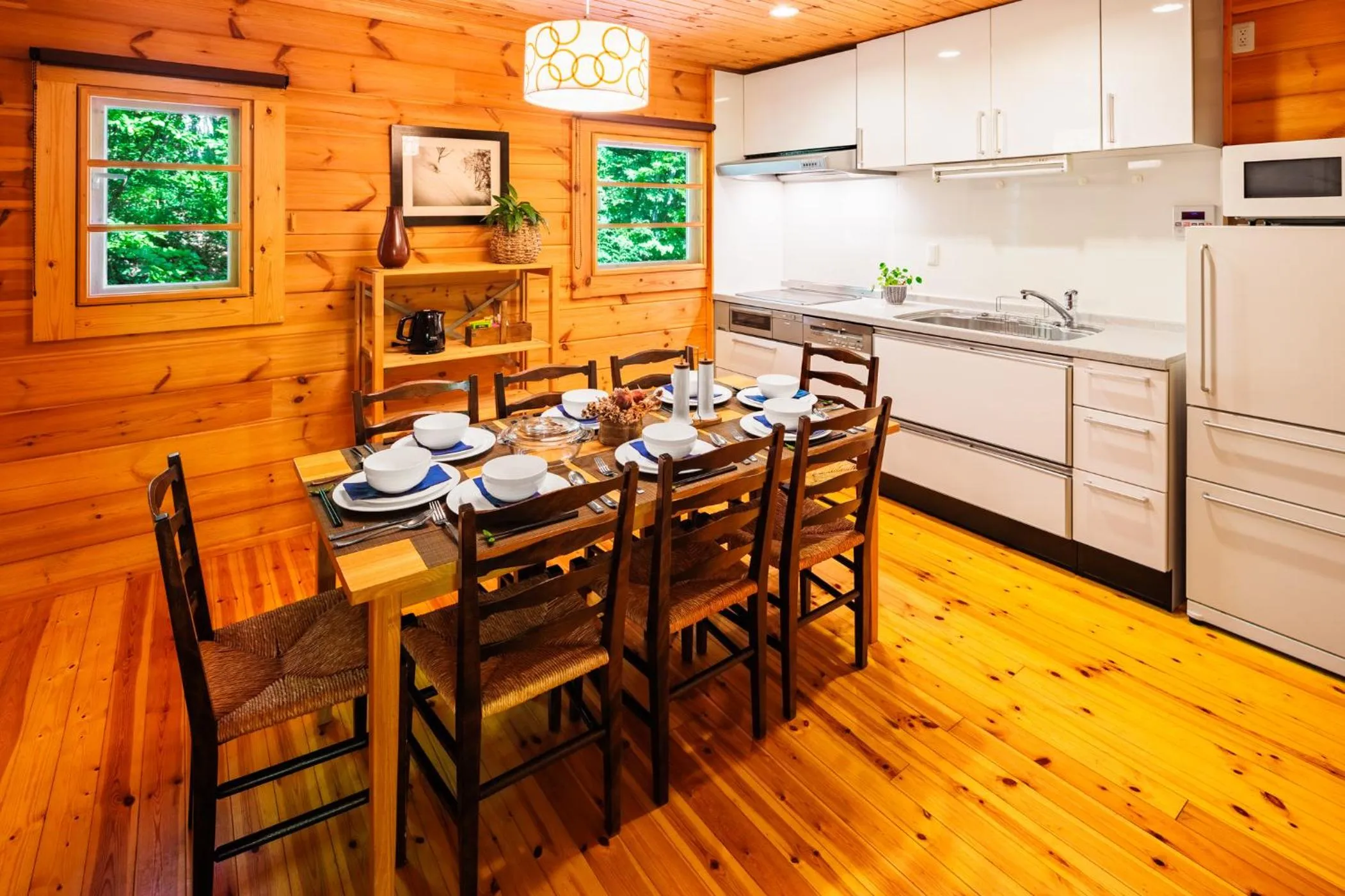 Kitchen or kitchenette in Phoenix Chalets by HHG