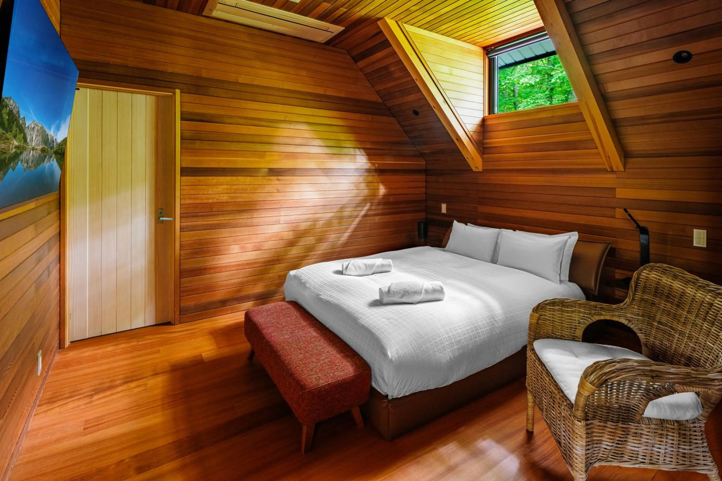 Bedroom, Bed in Phoenix Chalets by HHG