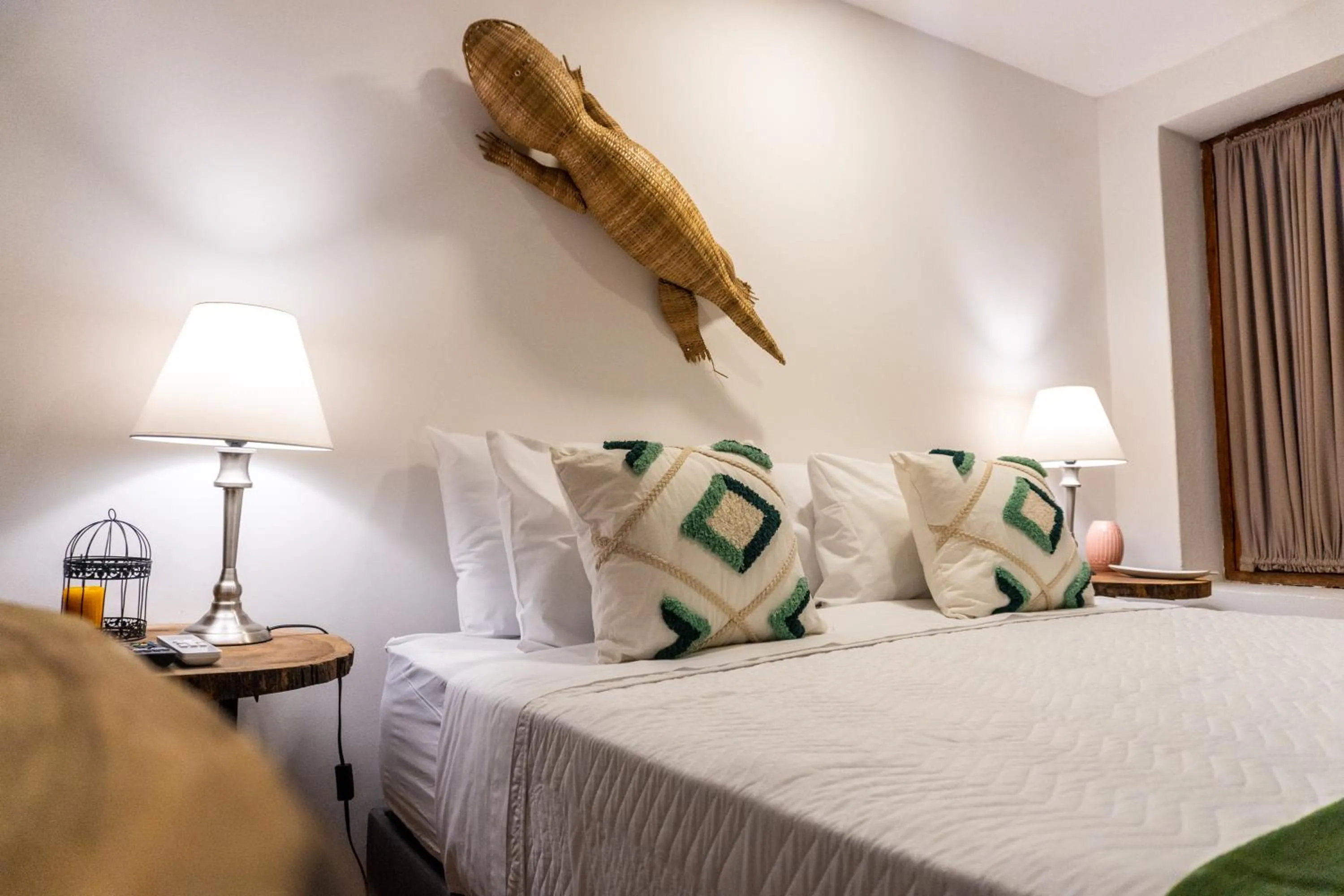 Bed in Candilejo Hotel Boutique