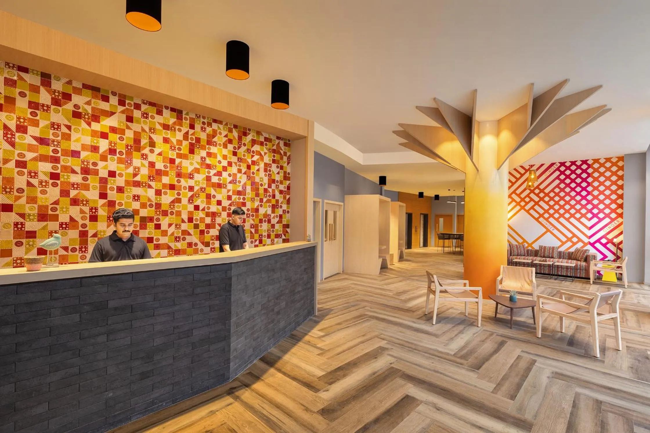 Lobby or reception in Ginger Kochi, Kalamassery
