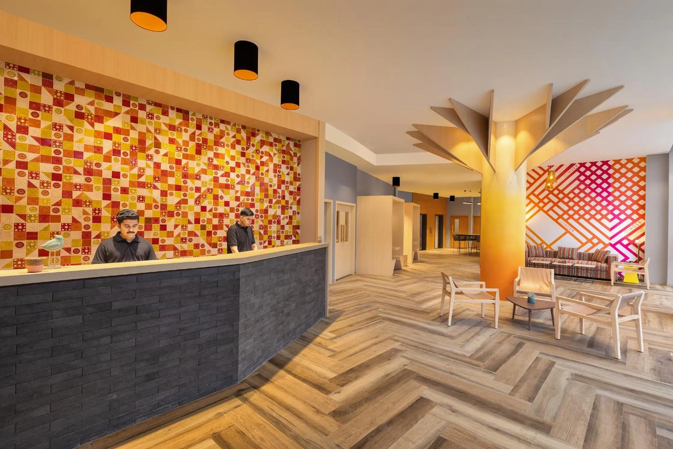 Lobby or reception in Ginger Kochi, Kalamassery