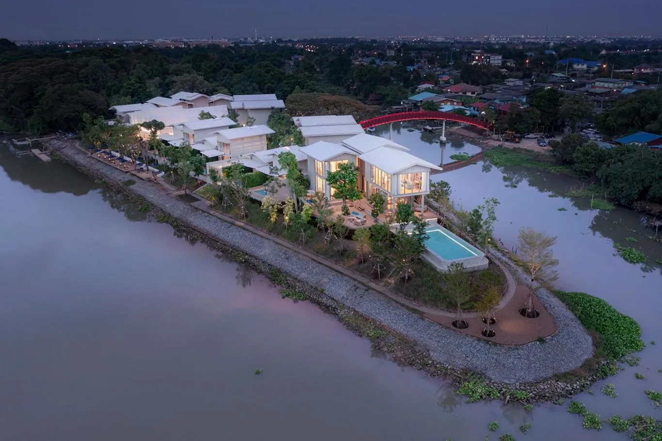 Bird's eye view in Sala Bang Pa-In