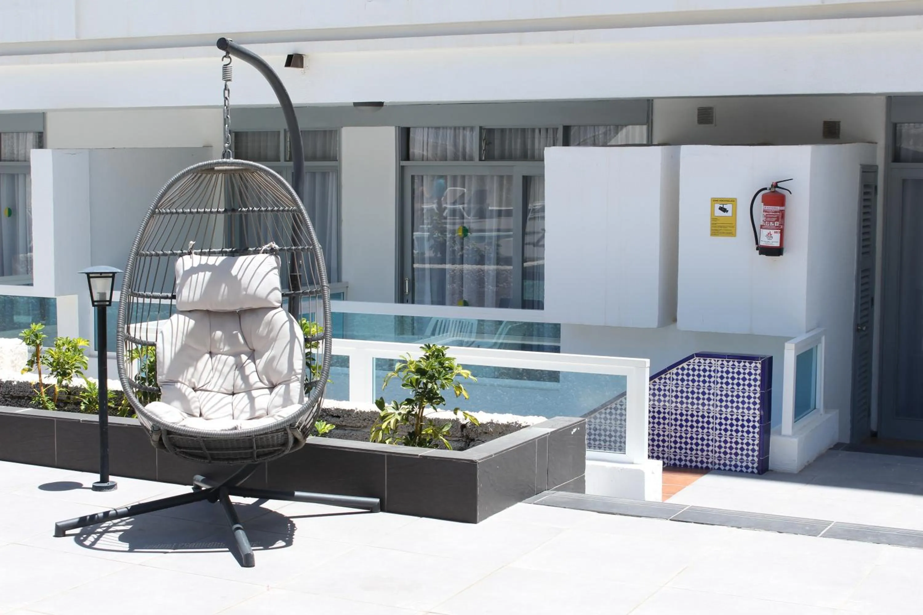 Seating area in Apartamentos Fayna