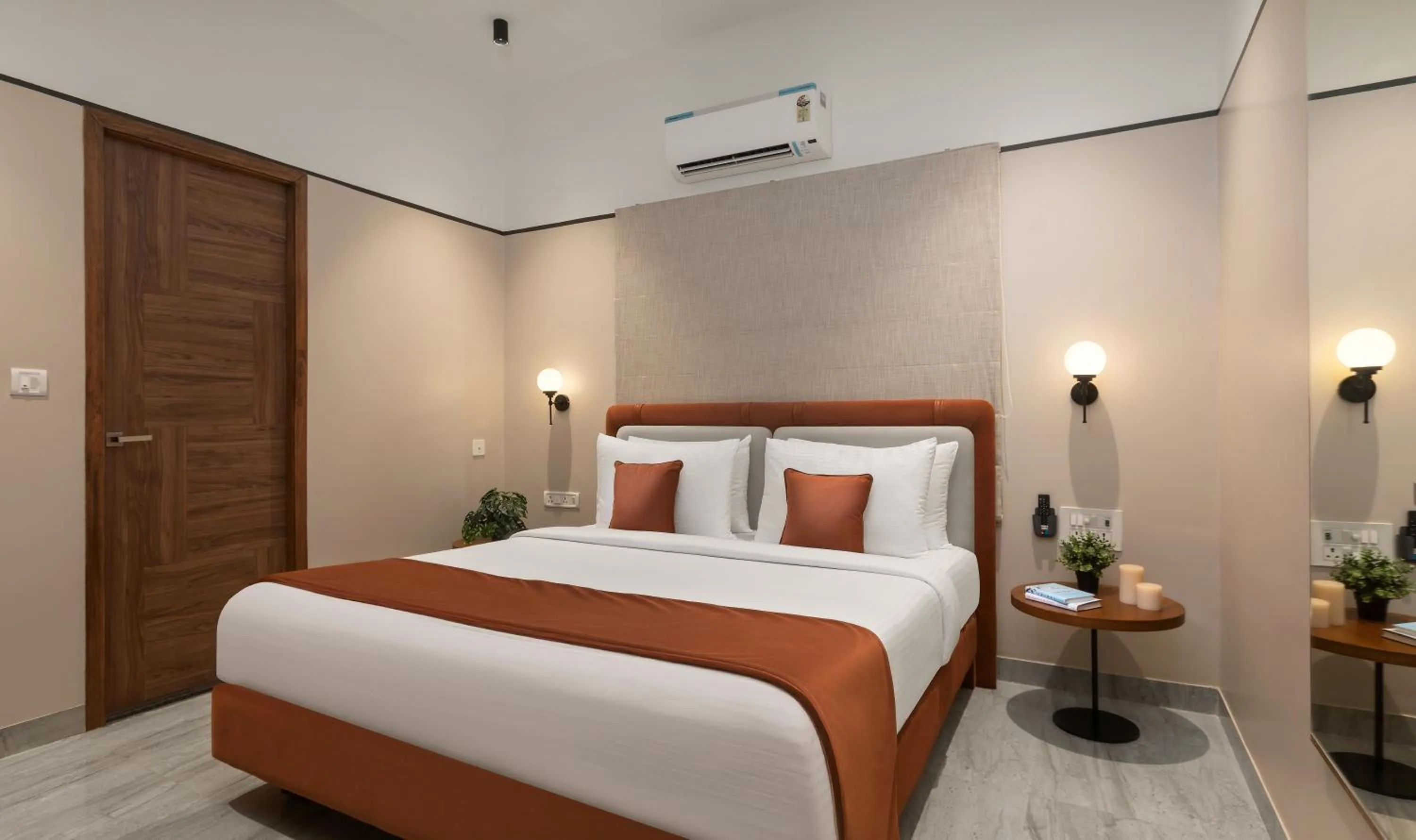 Bedroom, Bed in The Madras Grand