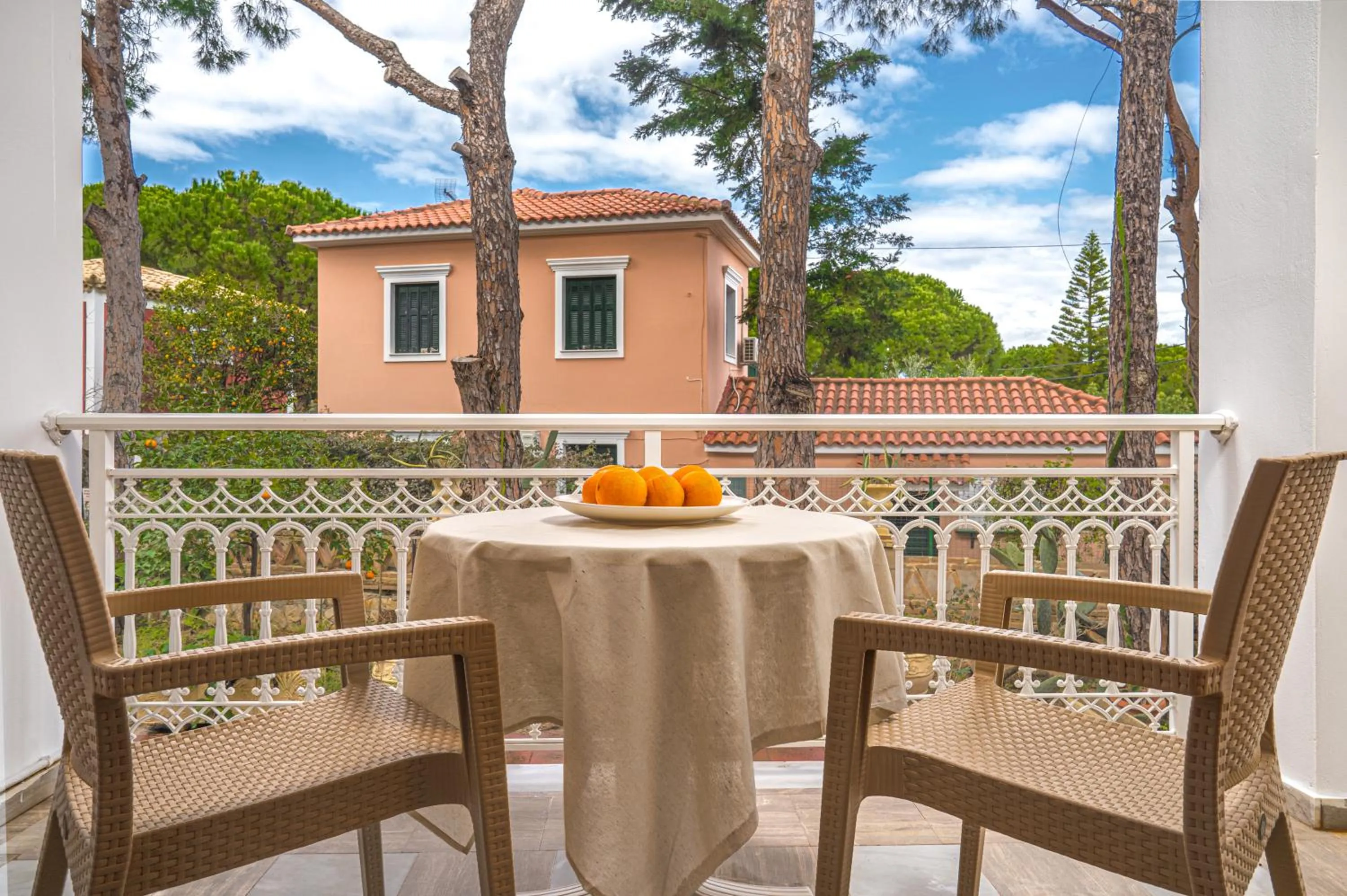 Balcony/Terrace in Pyrgaraki Studios and Apartments